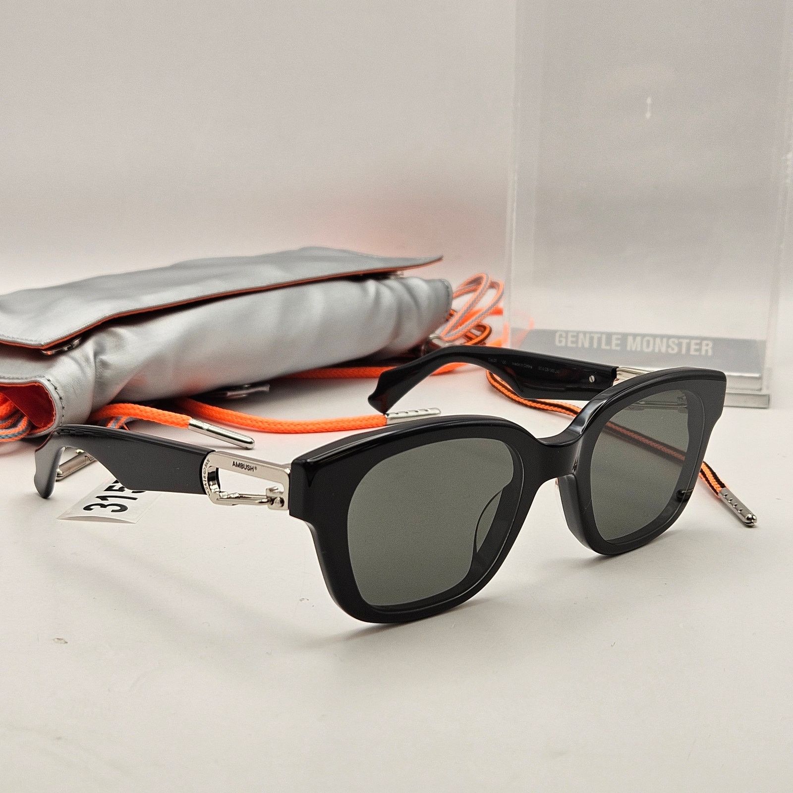 Ambush Design AMBUSH X GENTLE MONSTER CARABINER 1 01 BLACK SUNGLASSES NIB Size ONE SIZE - 8 Thumbnail