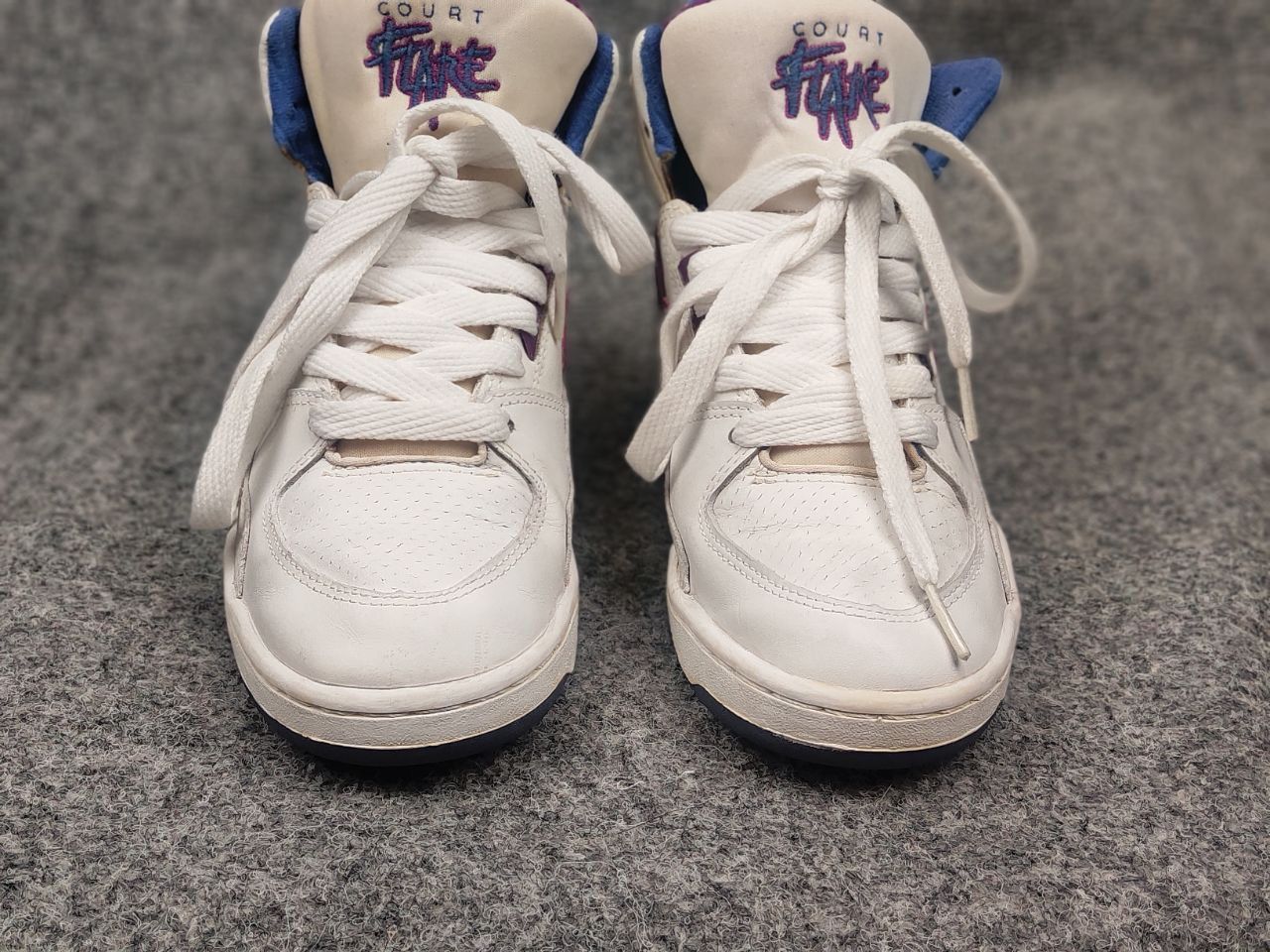 Nike Rare Vintage Original 90's Nike court flare Hi top sneakers Size US 8 / IT 38 - 12 Thumbnail