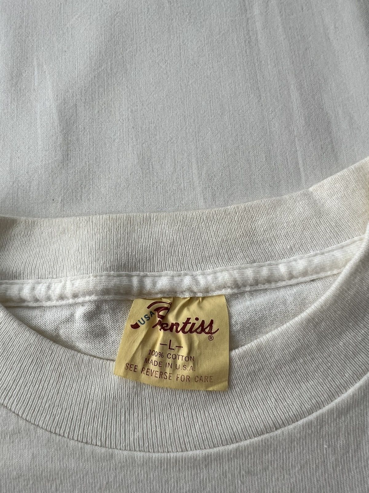 Vintage Vintage 90s Property of Jesus Christ White T-shirt Size US L / EU 52-54 / 3 - 12 Thumbnail
