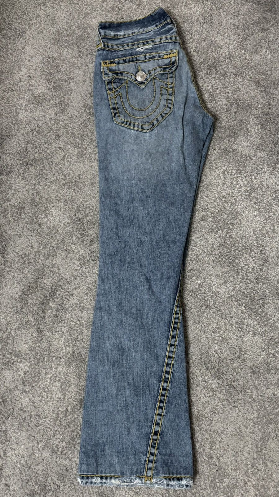 True Religion Japanese y2k archive style True Religion Flared Denim Jeans Size US 28 / EU 44 - 3 Thumbnail