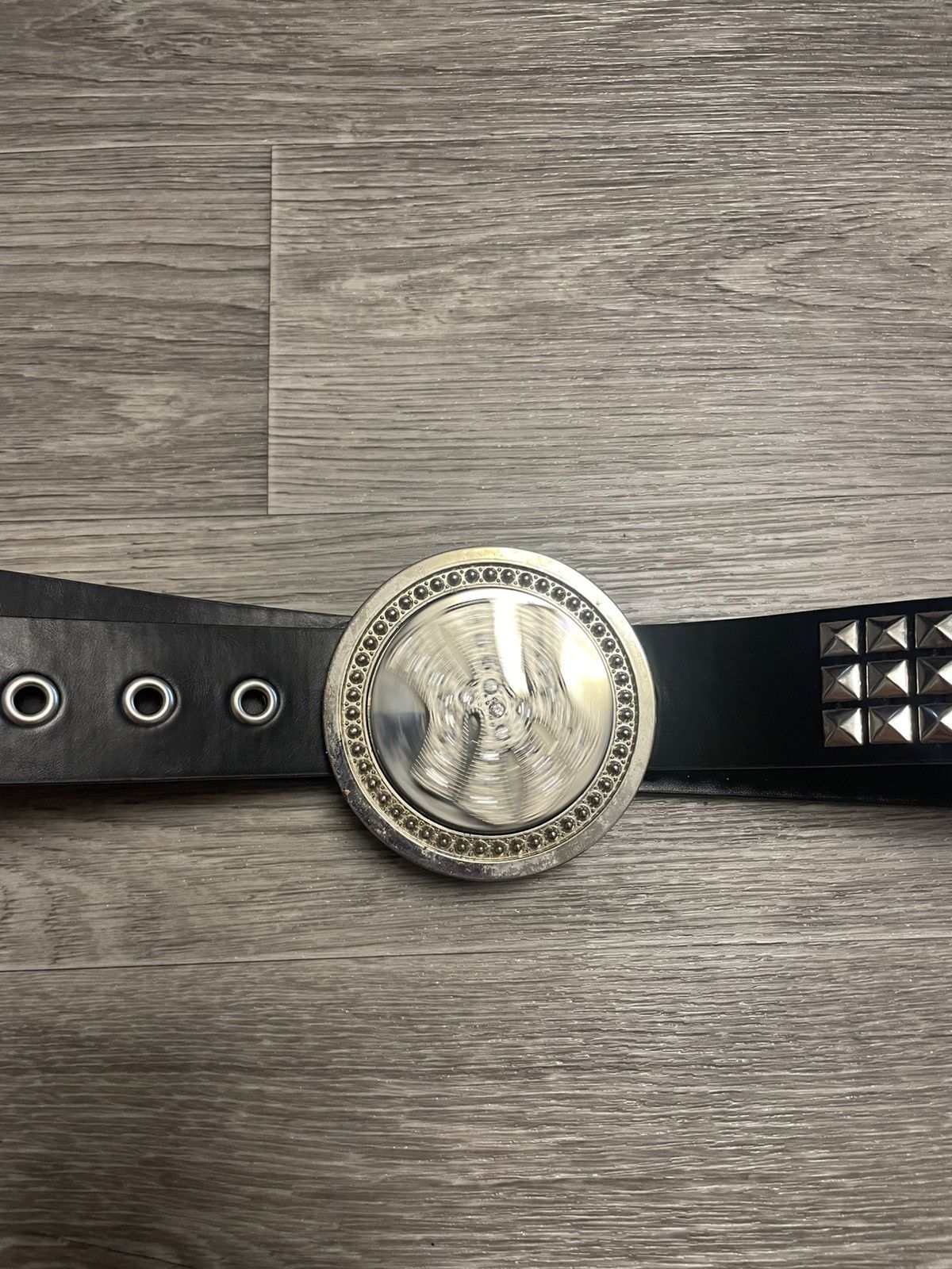 New York Yankees New York Yankees Pyramid Belt Spinner Big Buckle Rhinestone Size ONE SIZE - 12 Thumbnail