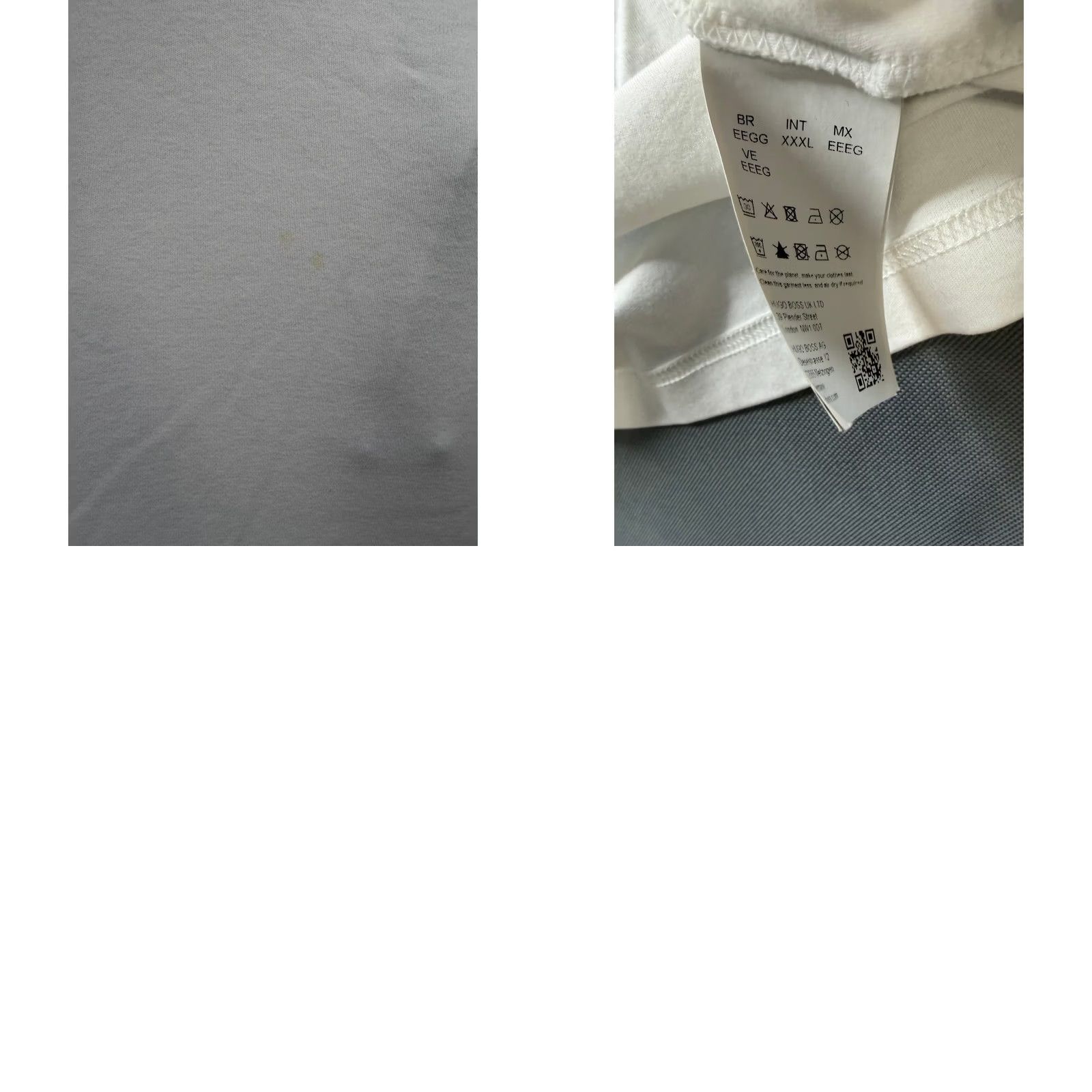 Hugo Boss BOSS Polo Shirt Mens White Contrast Trim Regular Fit 3XL Size US XXL / EU 58 / 5 - 8 Thumbnail