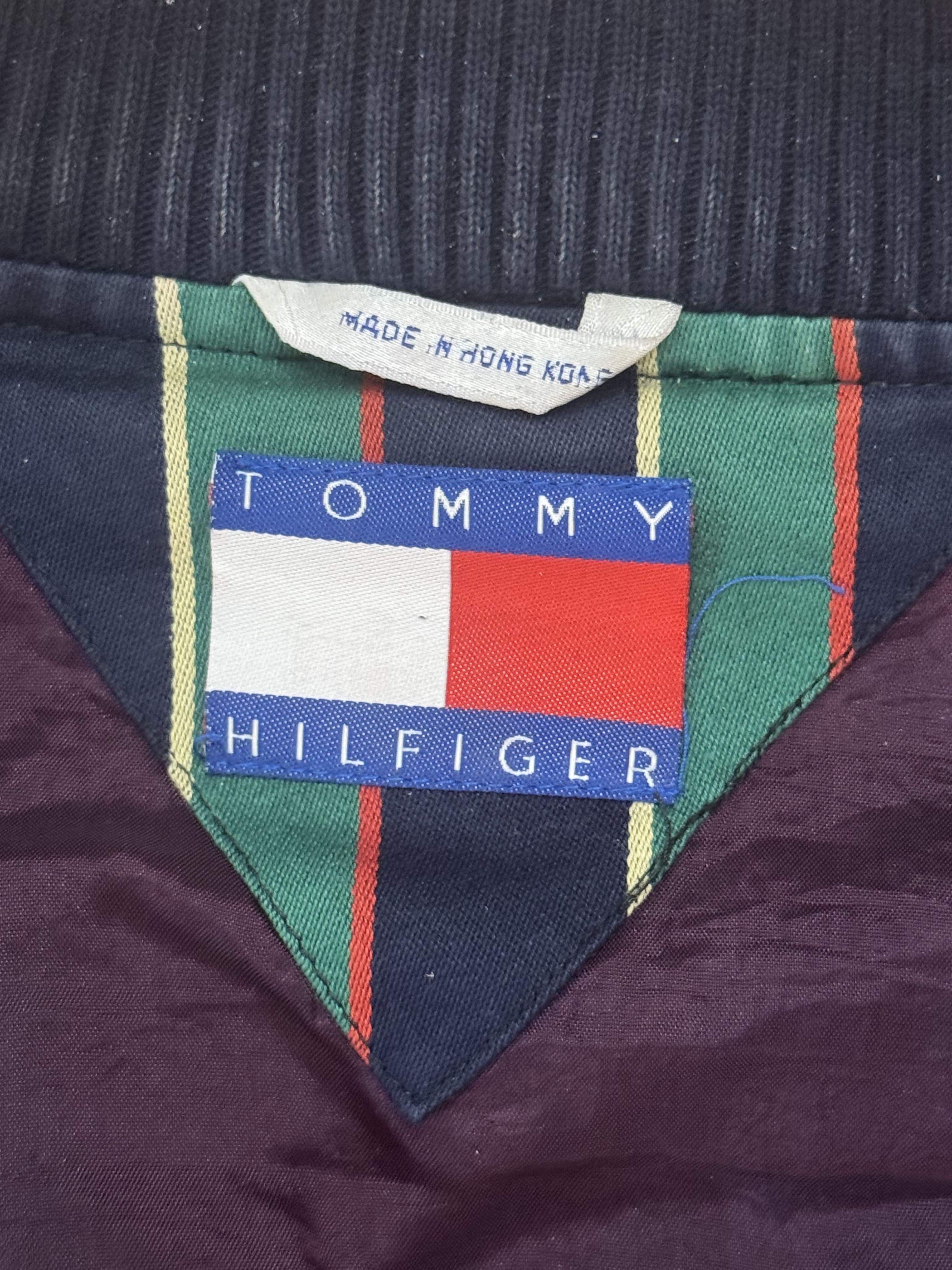 Tommy Hilfiger Vintage 80s Tommy Hilfiger Striped Bomber Jacket Men's S Size US S / EU 44-46 / 1 - 3 Thumbnail