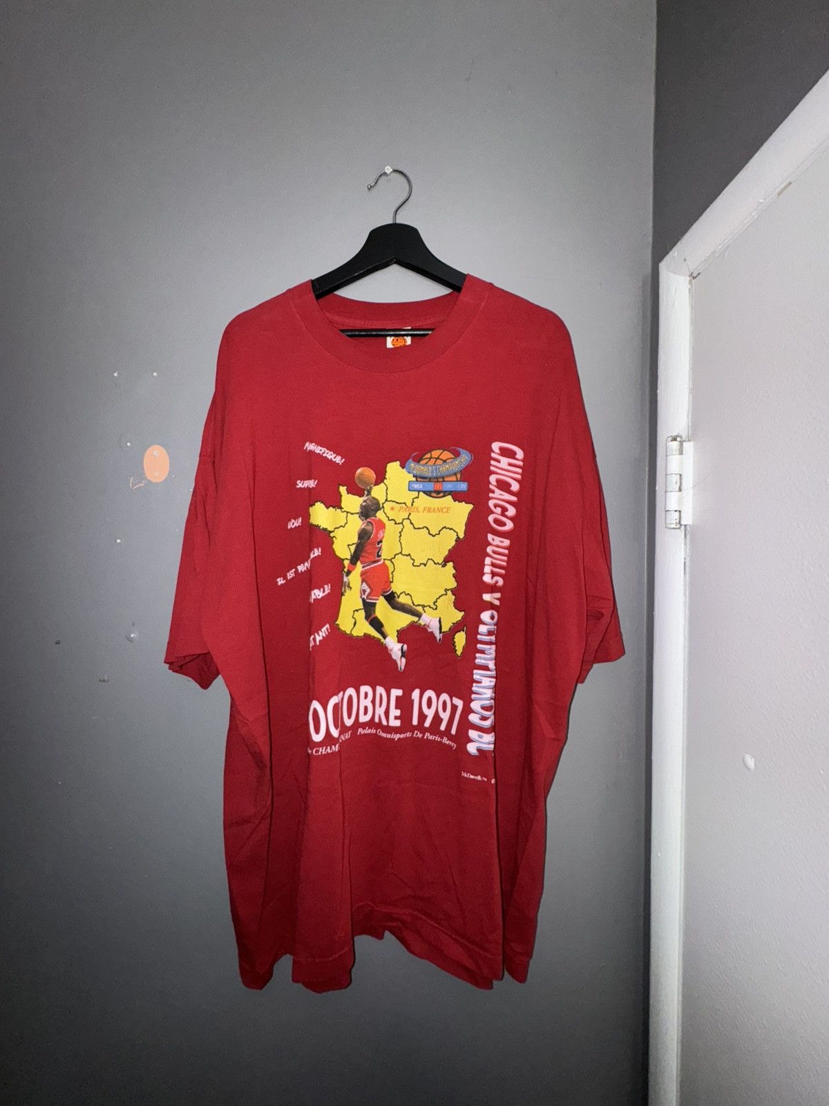 Vintage JORDAN MCDONALDS TEE Size US XL / EU 56 / 4 - 1 Thumbnail