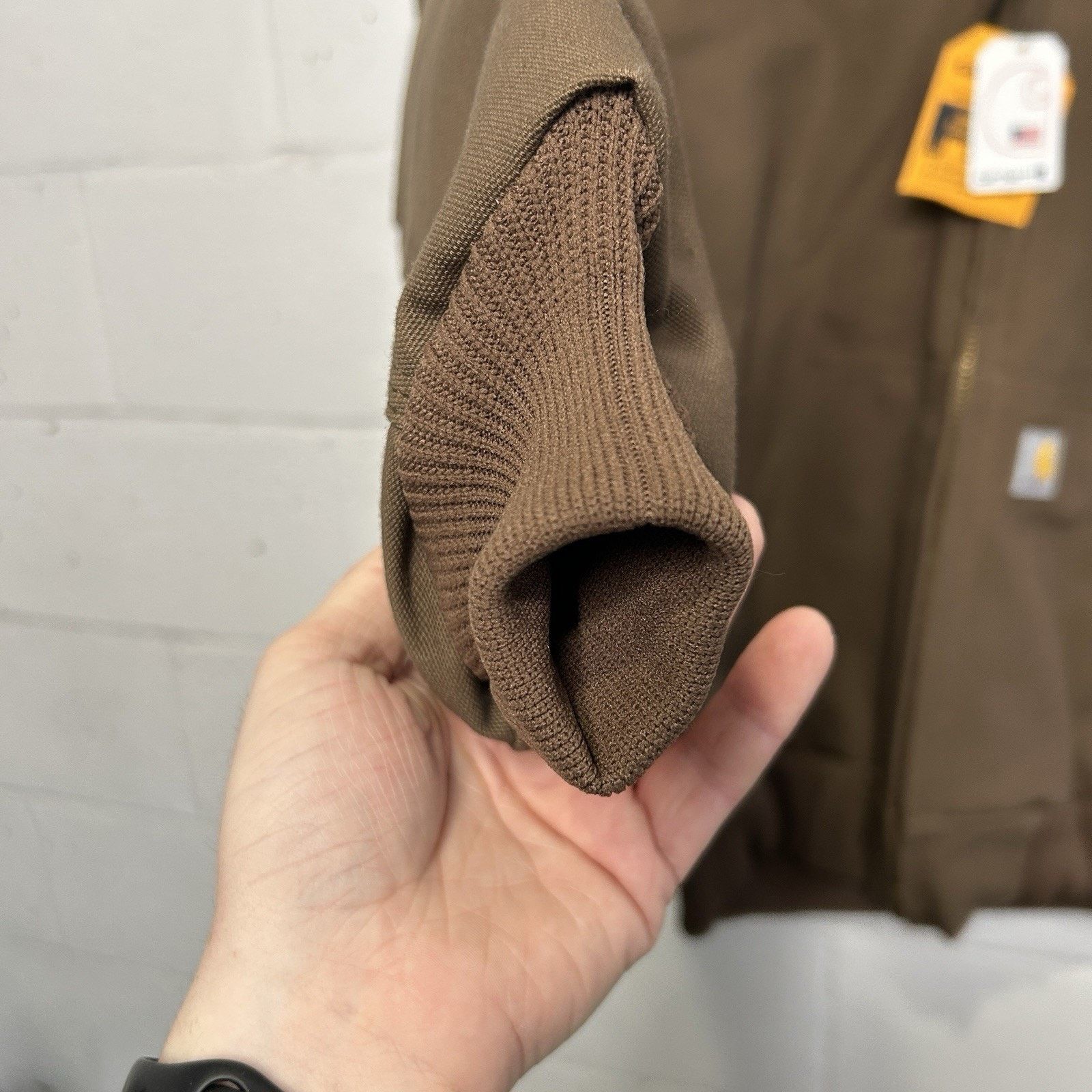 Carhartt Carhartt Flannel-Lined Hooded Active Jacket “Coffee Brown” Size US S / EU 44-46 / 1 - 4 Thumbnail