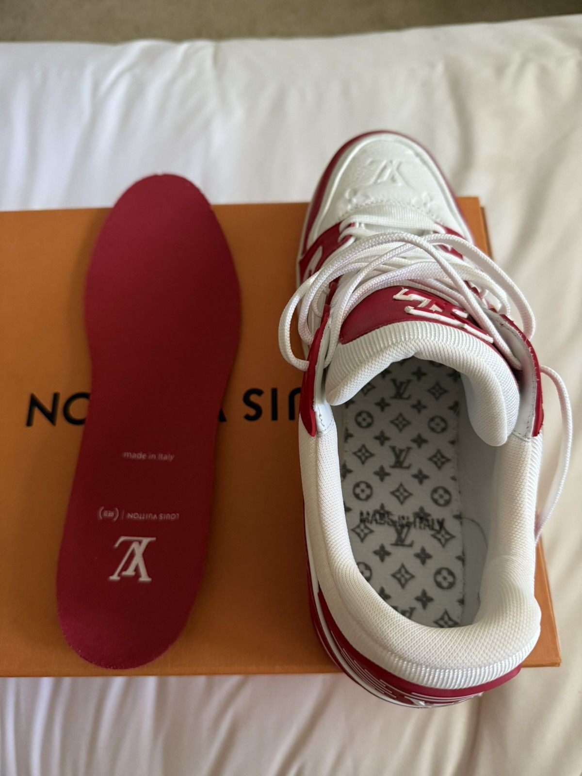 Louis Vuitton Louis Vuitton Trainer (Red) Size US 9.5 / EU 42-43 - 16 Thumbnail