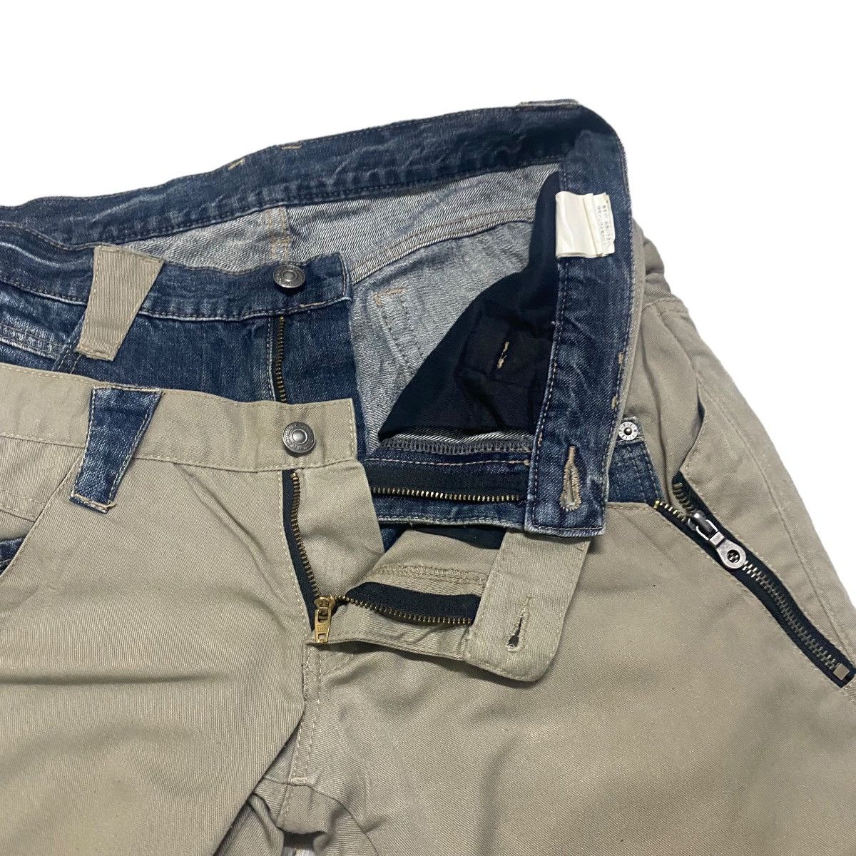 PPFM PPFM Denim Double Waist Pants Size US 32 / EU 48 - 17 Thumbnail