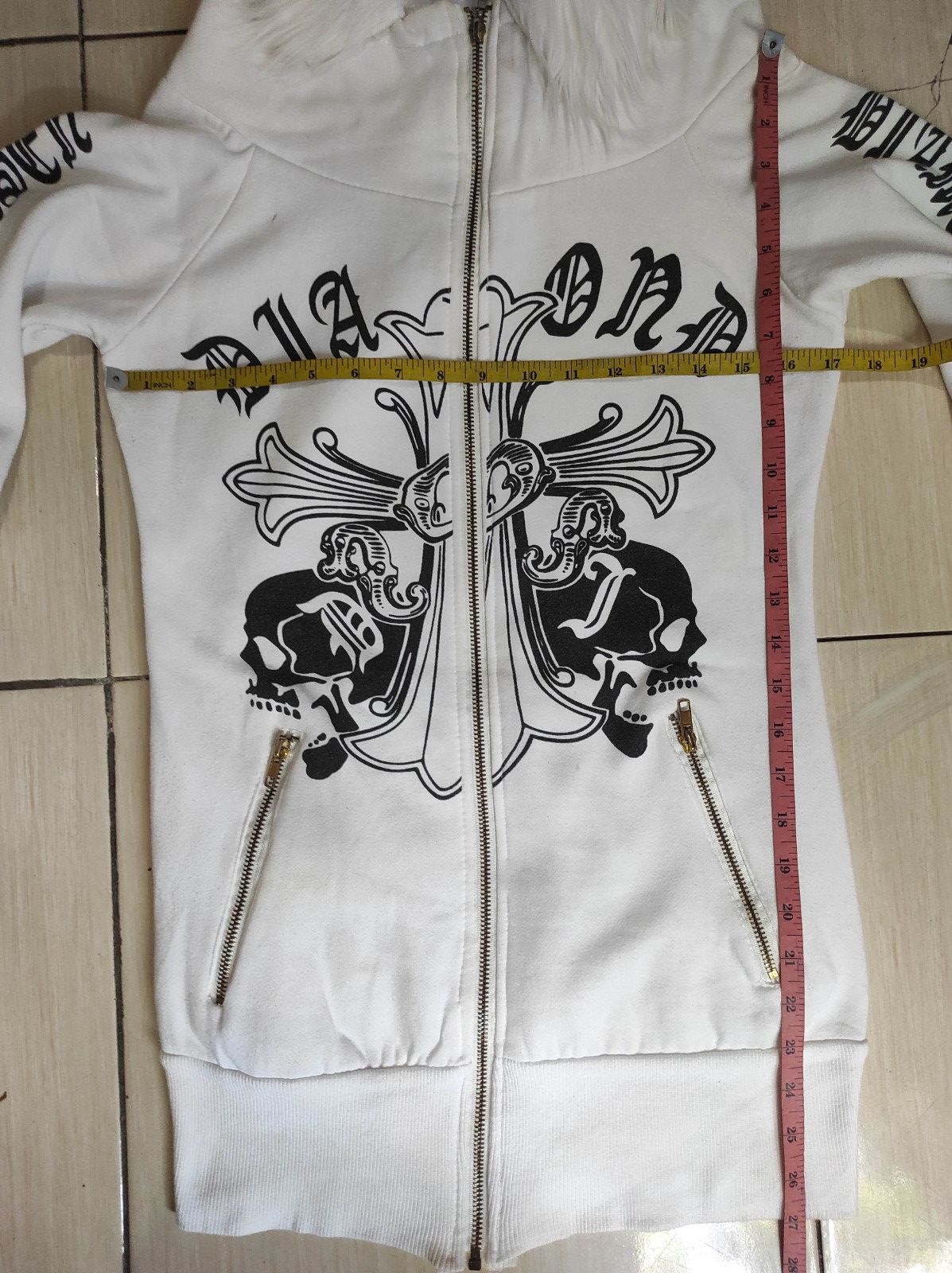 Other Diamond Cross zip fur hoodie Size US XS / EU 42 / 0 - 18 Thumbnail