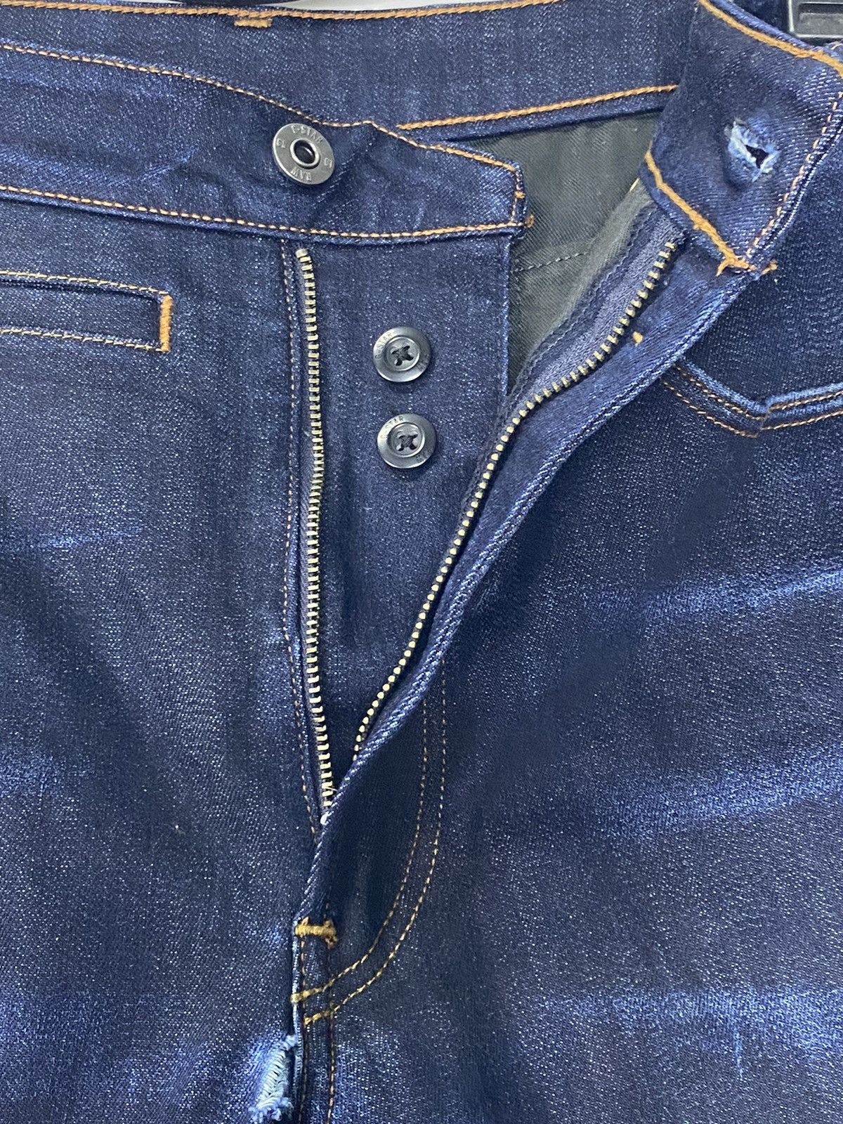 G-Star G-Star Raw Dark Blue Jeans Size US 34 / EU 50 - 8 Thumbnail