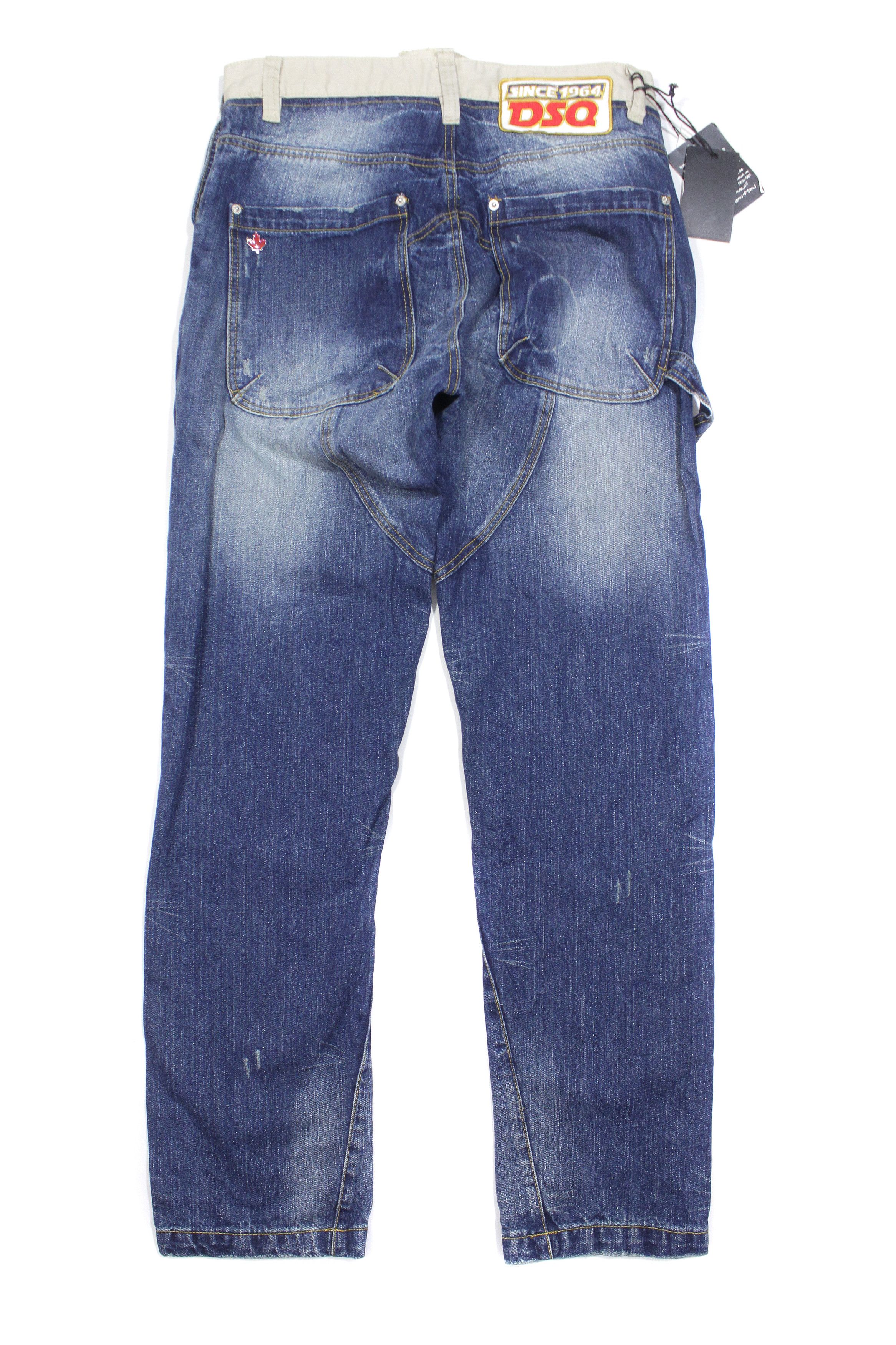 Dsquared2 Hybrid Double Layered Jeans With Tags Size US 34 / EU 50 - 2 Thumbnail