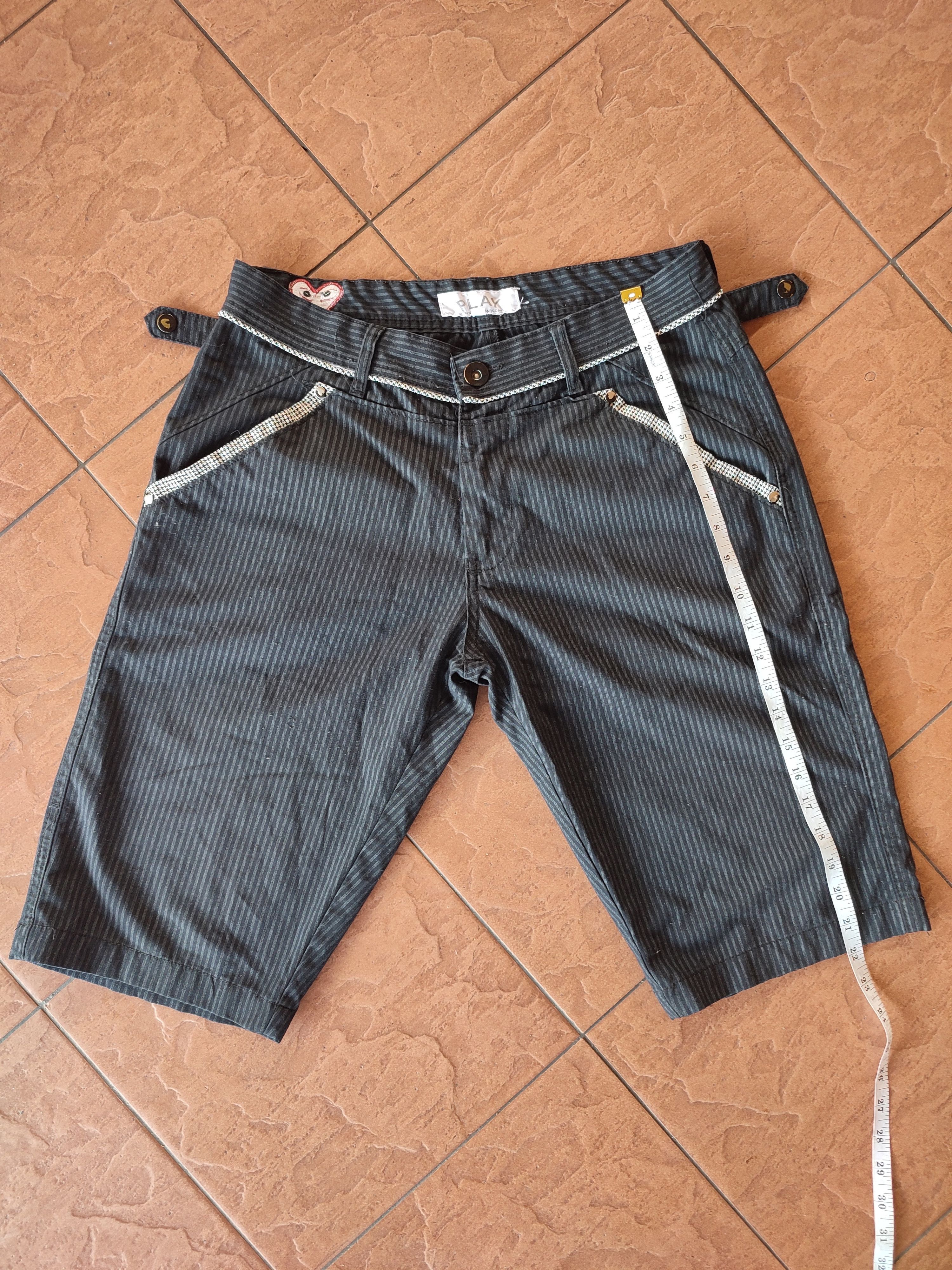 Comme des Garcons PLAY Play Comme des Garcons Striped Shorts Size 32 Size US 32 / EU 48 - 2 Thumbnail