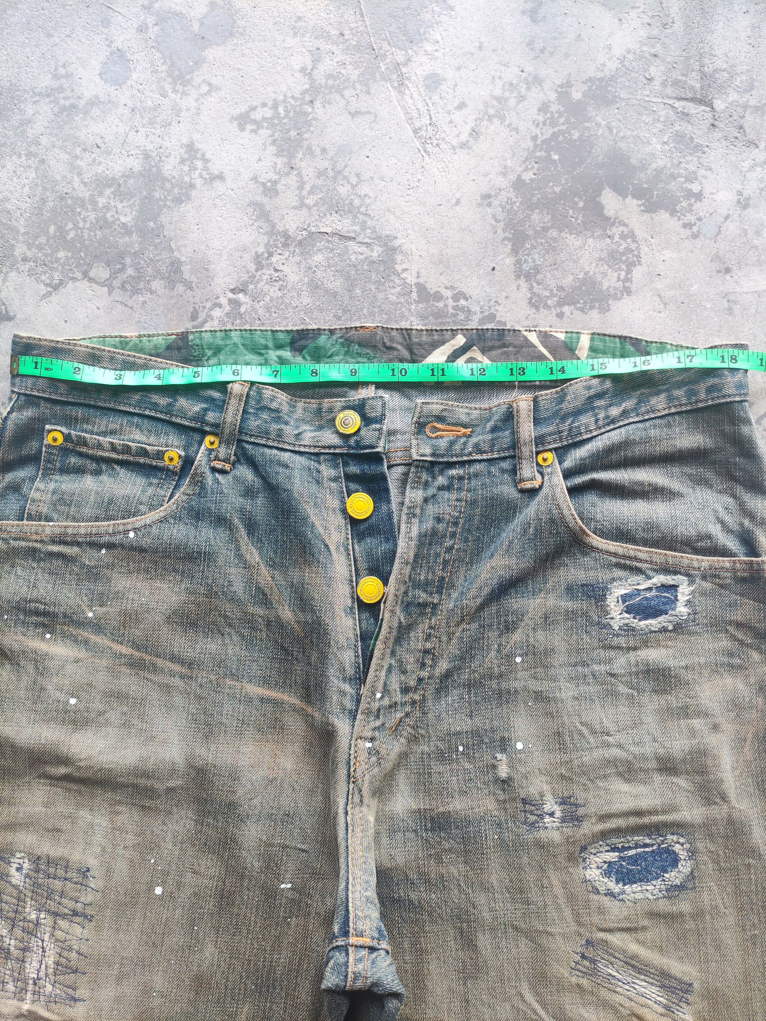 Japanese Brand Vintage Japanese Rusty Jeans Distressed Pants Denim W36 Size US 36 / EU 52 - 7 Thumbnail