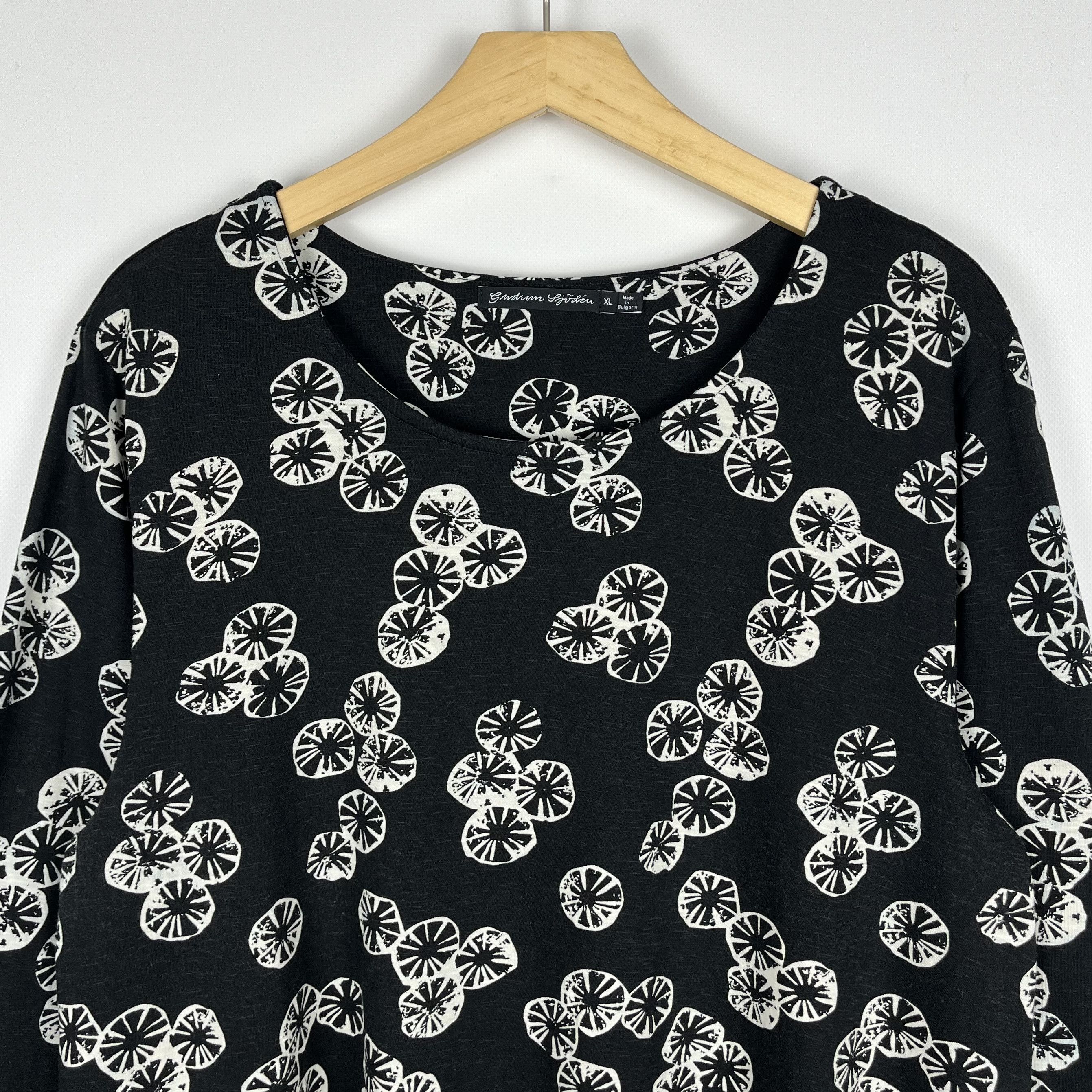 Gudrun Sjoden Ladies Gudrun Sjoden Corallo Pattern 3/4 Sleeve Tunic Blouse Size XL / US 12-14 / IT 48-50 - 6 Thumbnail