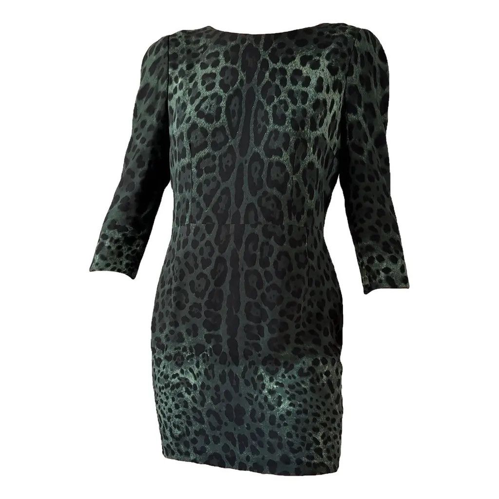 slim fit dress slacks Dolce & Gabbana One-shoulder Leopard-print Dress  Runway Catalog