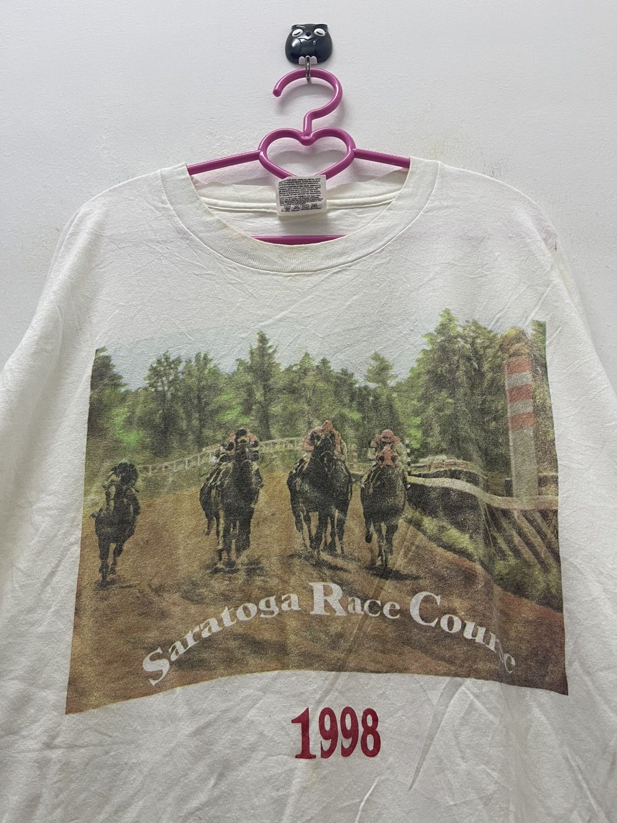 Vintage Rare Vintage SARATOGA RACE COURSE 1998 Size US XL / EU 56 / 4 - 2 Thumbnail