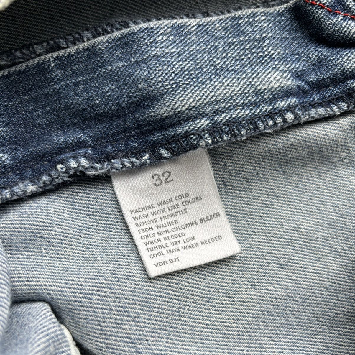 Nautica × Vintage vintage Y2K NAUTICA JEANS Distressed Baggy Cargo jorts short Size US 32 / EU 48 - 13 Thumbnail
