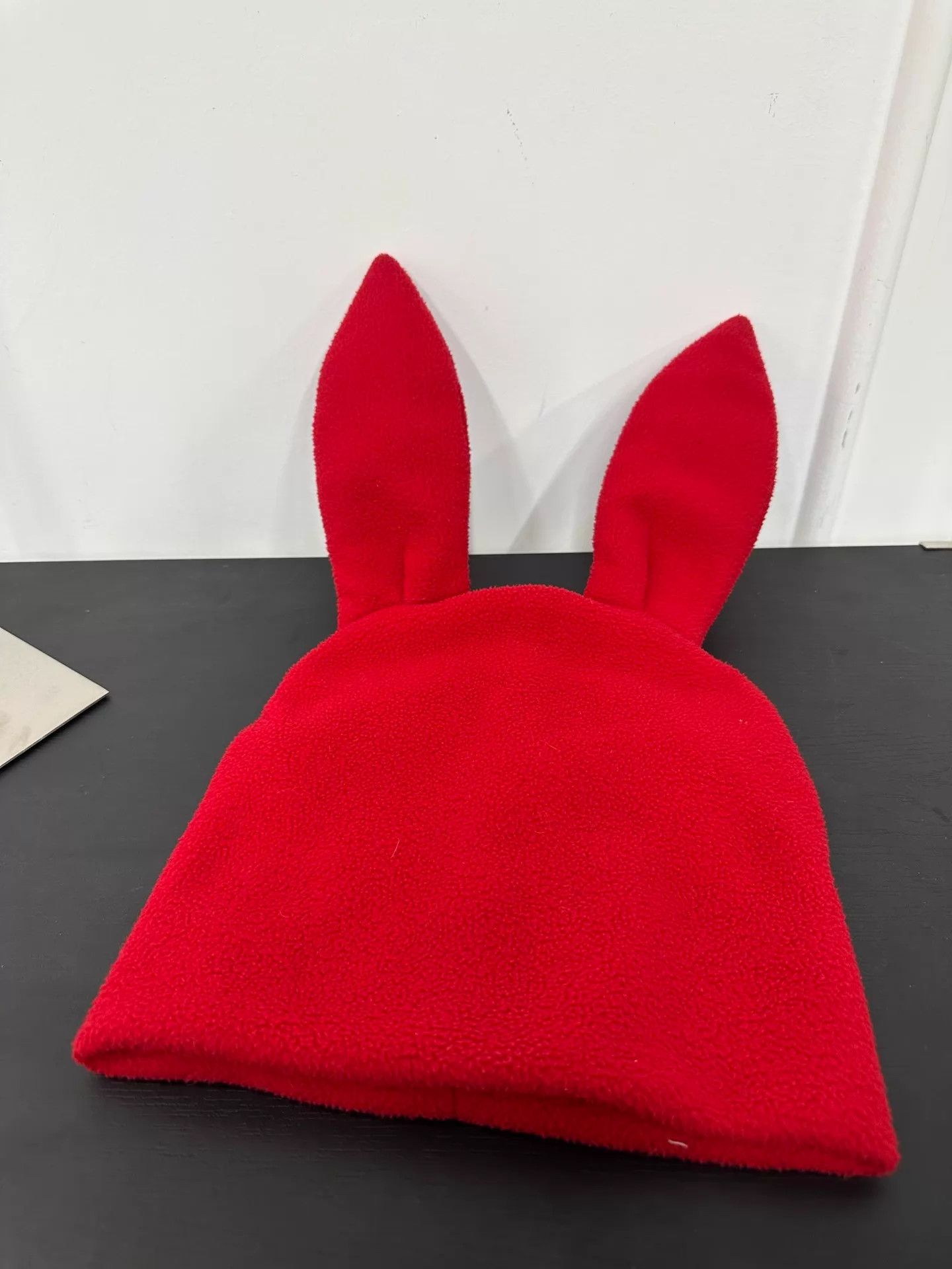 Comme des Garcons CDG red bunny ear beanie Capper Rocky rare Size ONE SIZE - 1 Thumbnail