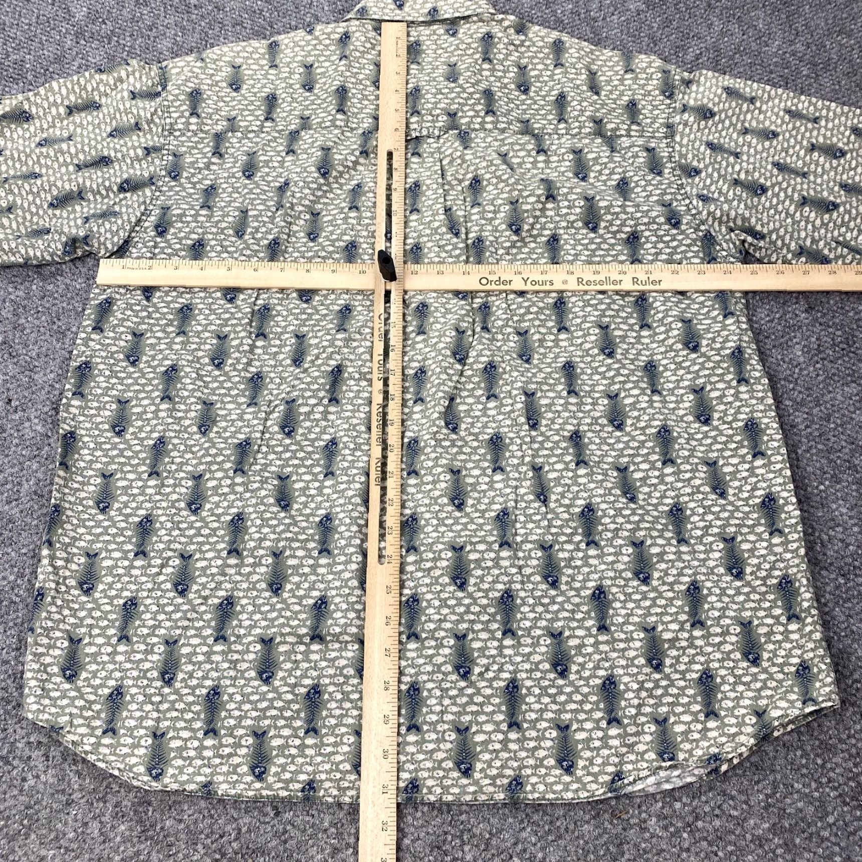 Vintage VINTAGE Columbia Shirt Mens XL Green Short Sleeve Button-Down Cotton Fish Print Fishing No. Size US XL / EU 56 / 4 - 6 Thumbnail