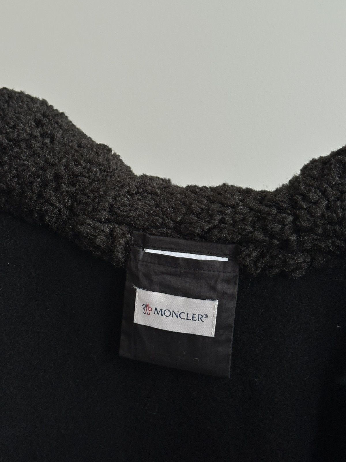 Moncler Moncler Mantella Wool Down Nylon Hood Poncho Black Coat Size ONE SIZE - 6 Thumbnail
