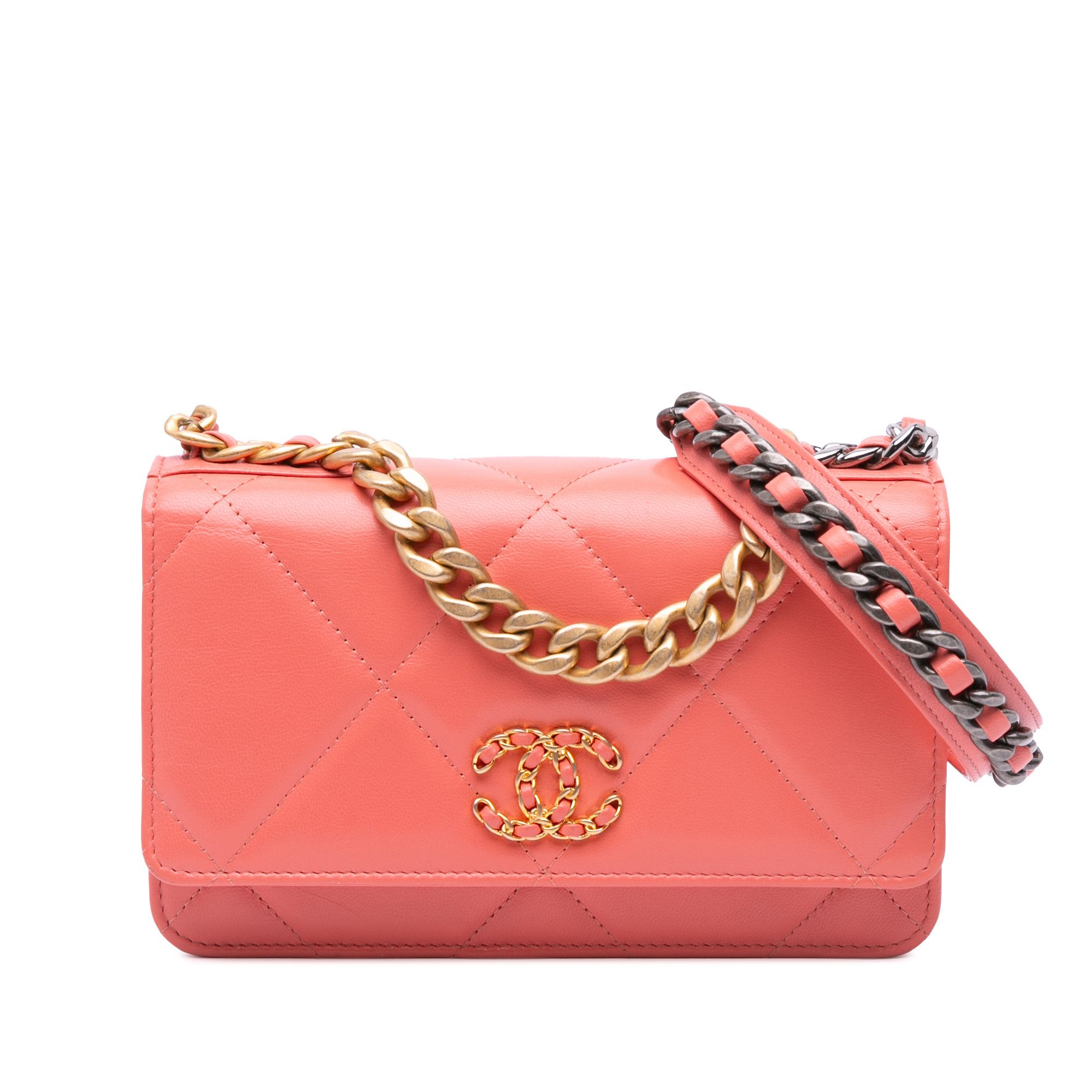 Chanel Chanel Quilted Lambskin 19 Wallet on Chain Size ONE SIZE - 1 Thumbnail