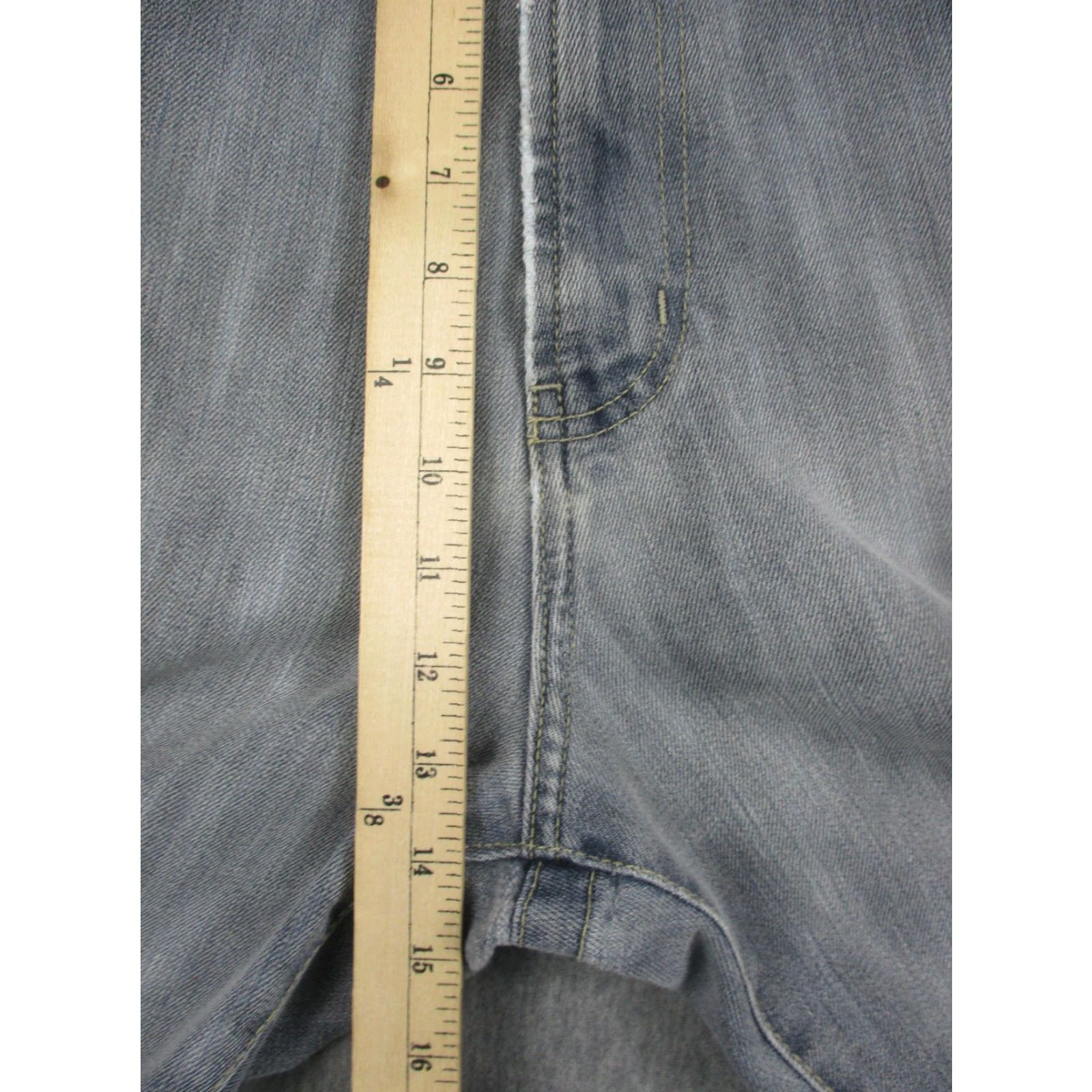 Jordan Craig Jordan Craig Jeans Mens 40x32 Gray Loose Fit Light Wash Denim Straight Leg Size US 40 / EU 56 - 6 Thumbnail