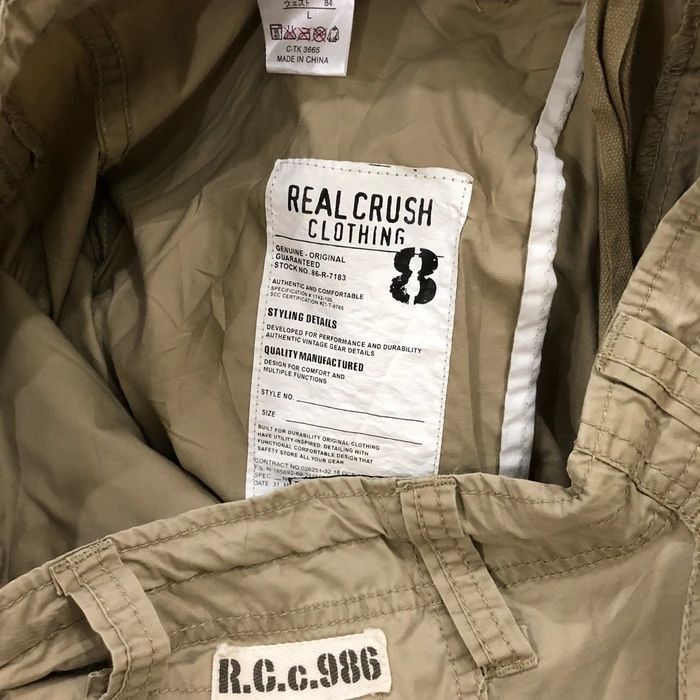 Japanese Brand Japanese Brand Real Crush Tactical Cargo Pant Size US 33 - 7 Thumbnail