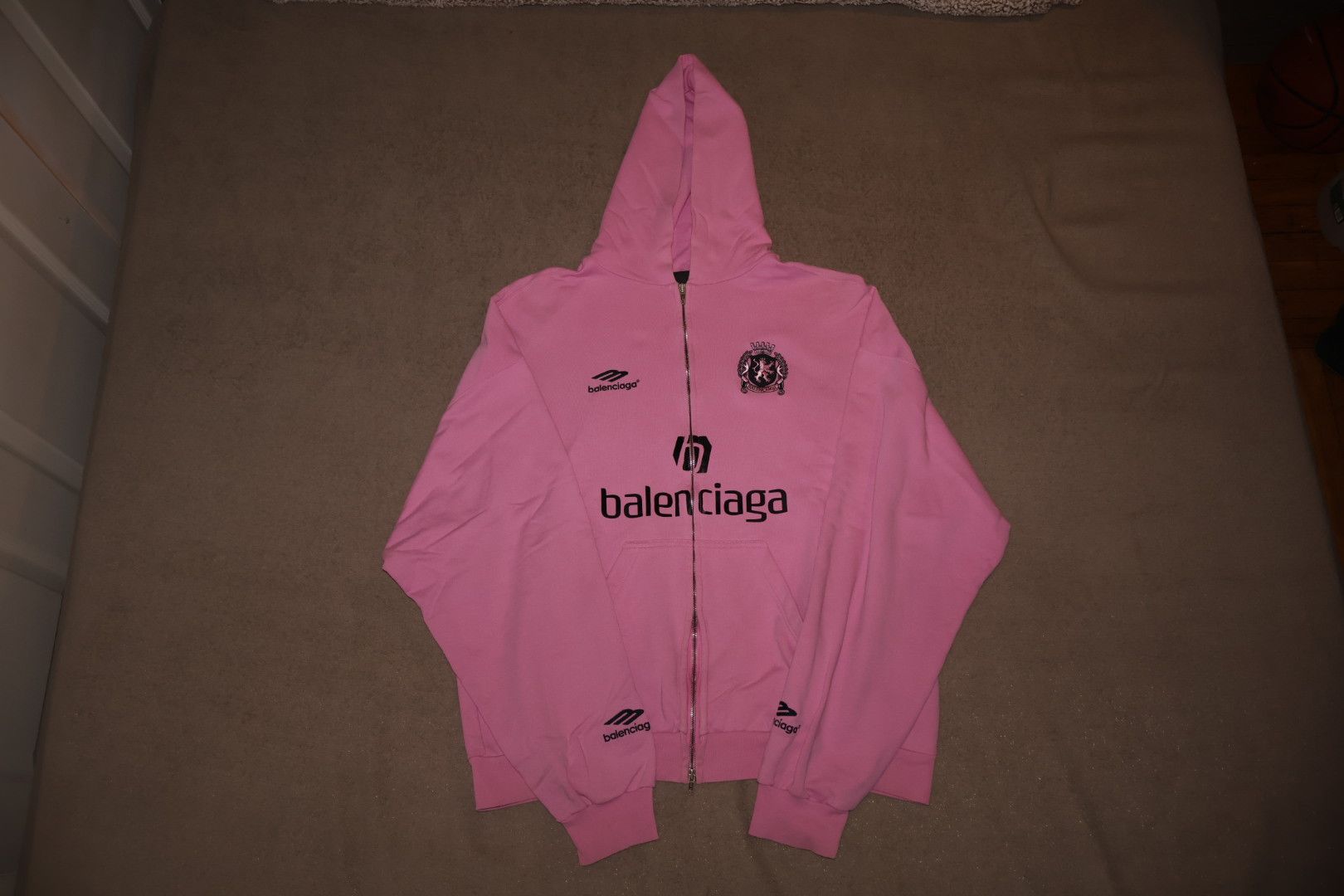 Balenciaga Balenciaga Outside Loop Zip-Up Hoodie Small Fit