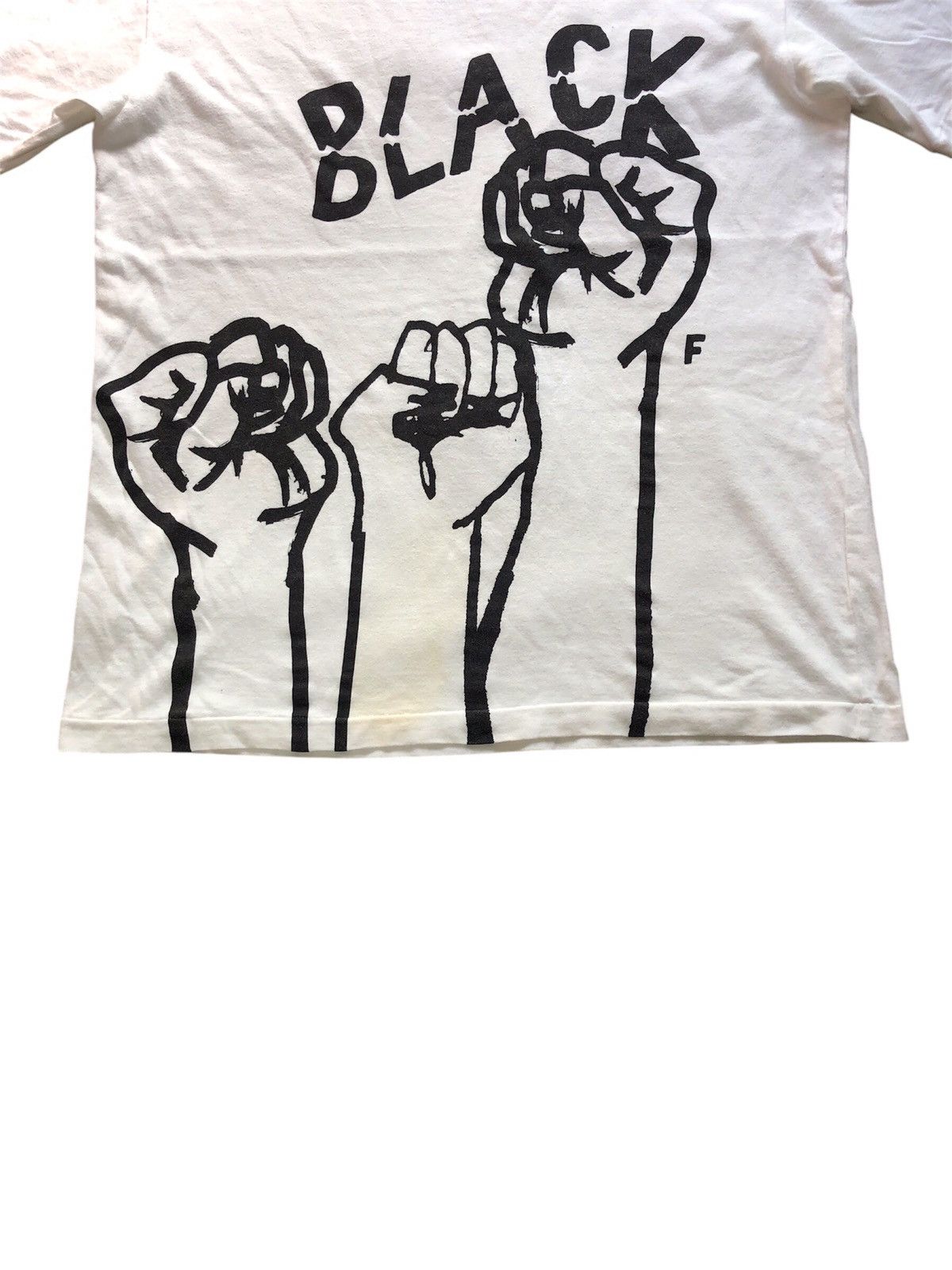 Comme des Garcons Comme des Garcons Black List Of Justice Tee Size US XL / EU 56 / 4 - 6 Thumbnail