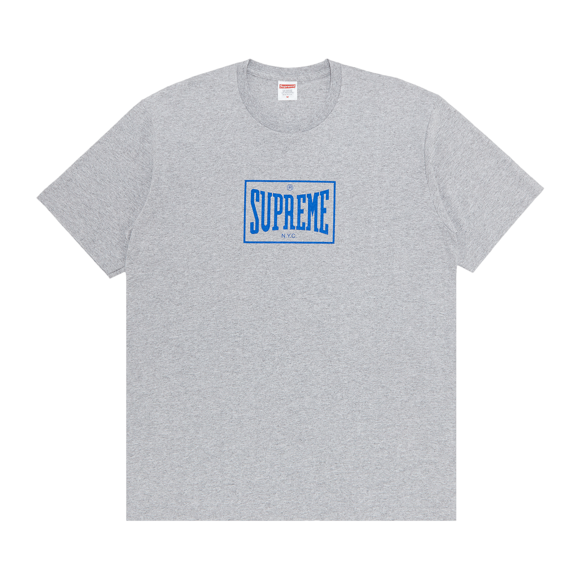 Supreme Supreme Warm Up Tee Heather Grey | Grailed