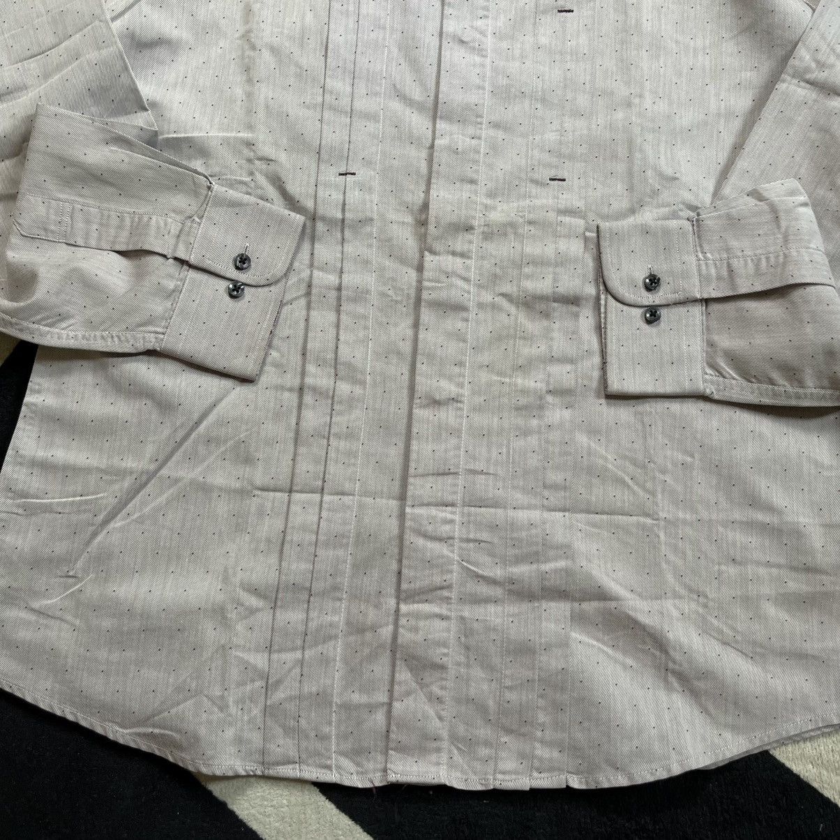 Balenciaga Balenciaga Paris Pleated Dress Shirt — EB Era Size US L / EU 52-54 / 3 - 7 Thumbnail