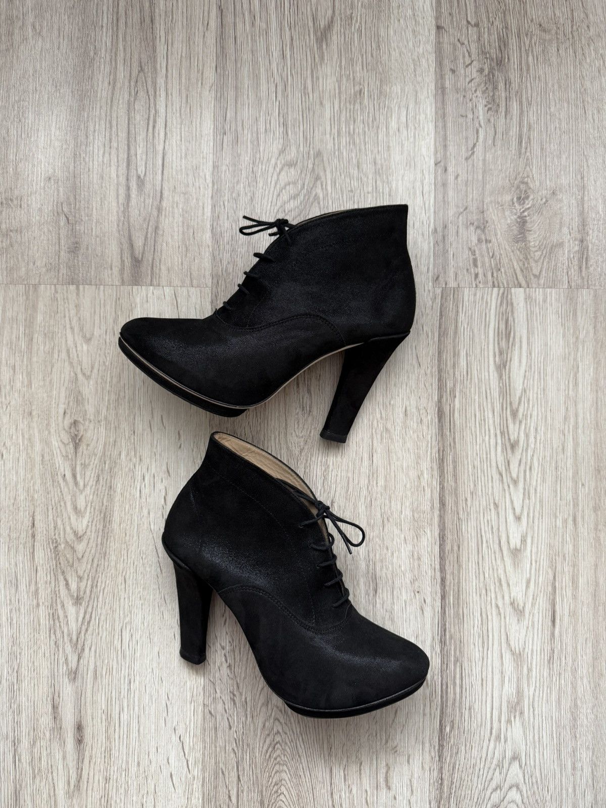 Repetto Repetto Heeled Lace Up Leather Ankle Boots EU37 Size US 7 / IT 37 - 1 Thumbnail