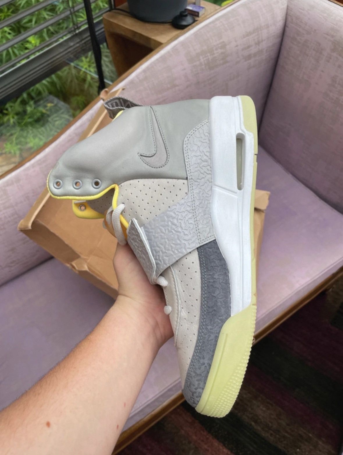 Yeezy Nike Air Yeezy 1 Zen Grey Size US 11 / EU 44 - 2 Thumbnail