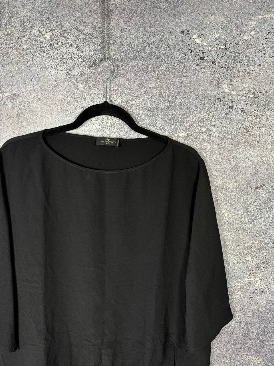 Etro × Vintage Vintage ETRO Silk Oversized Wide Sleeve Top Woman Medium Size M / US 6-8 / IT 42-44 - 2 Thumbnail