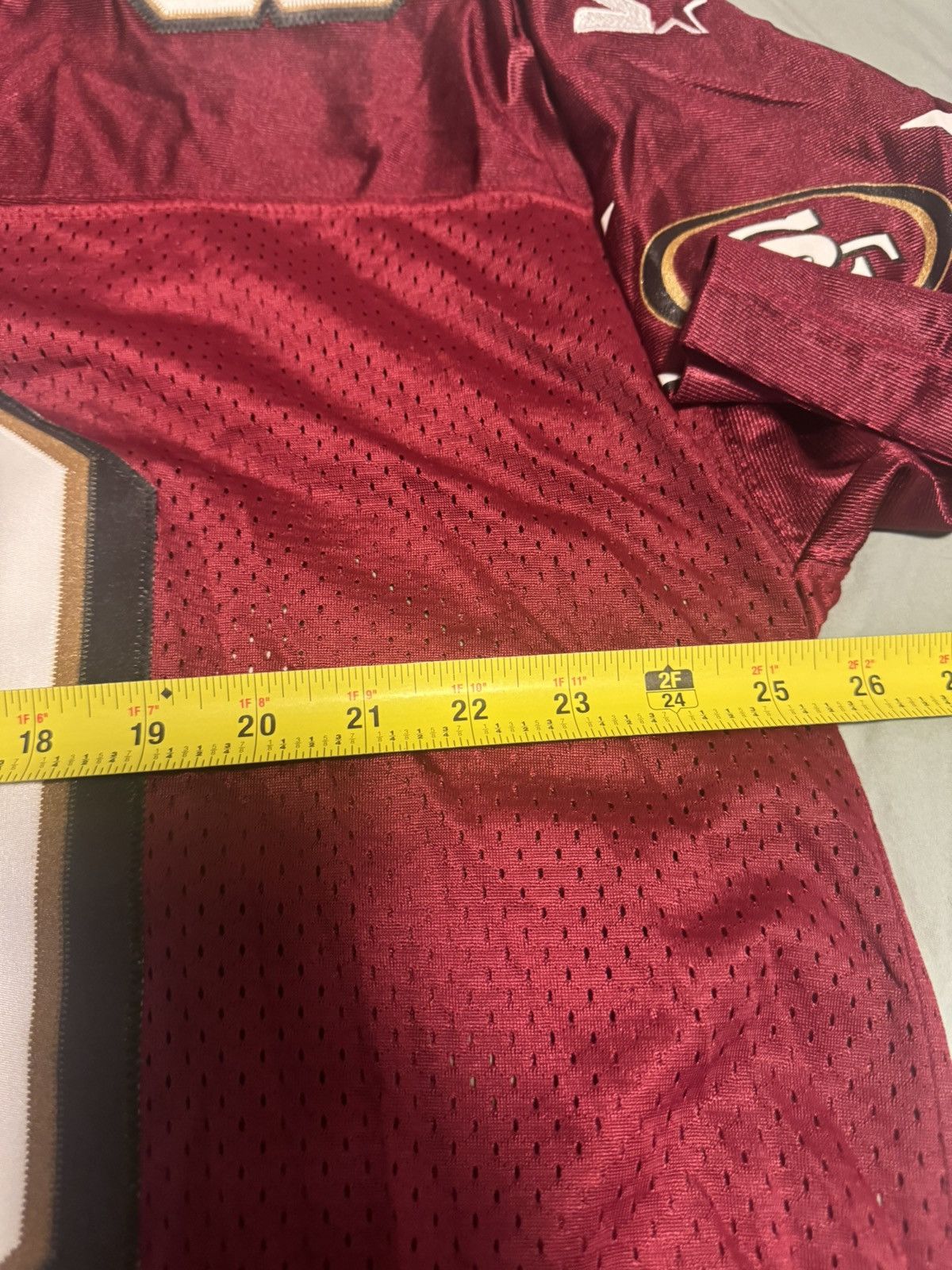 Starter SF 49ers Size 2XL Starter Jerry Rice Jersey QB Club Patch Size US XXL / EU 58 / 5 - 3 Thumbnail