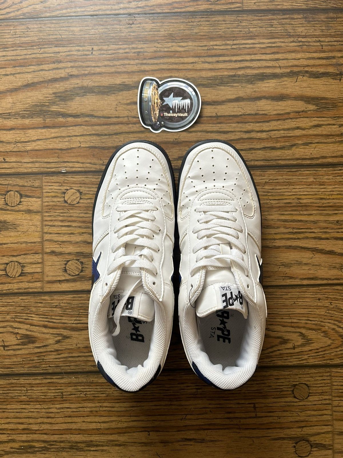 Bape Bape White/Navy Camo Bapestas Size US 8 / EU 41 - 3 Thumbnail