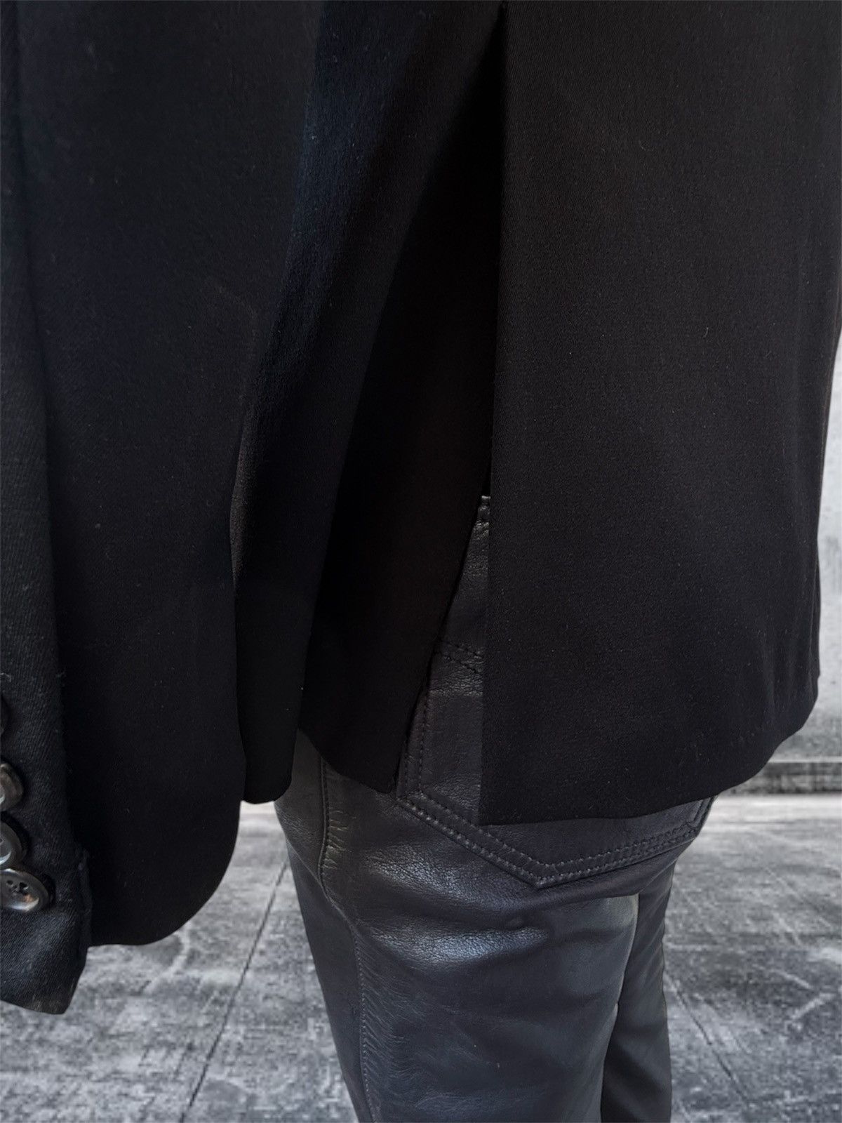 Prada Slim Fit Black Blazer Sport Jacket –Nylon Cotton Mix Size 36R - 11 Thumbnail