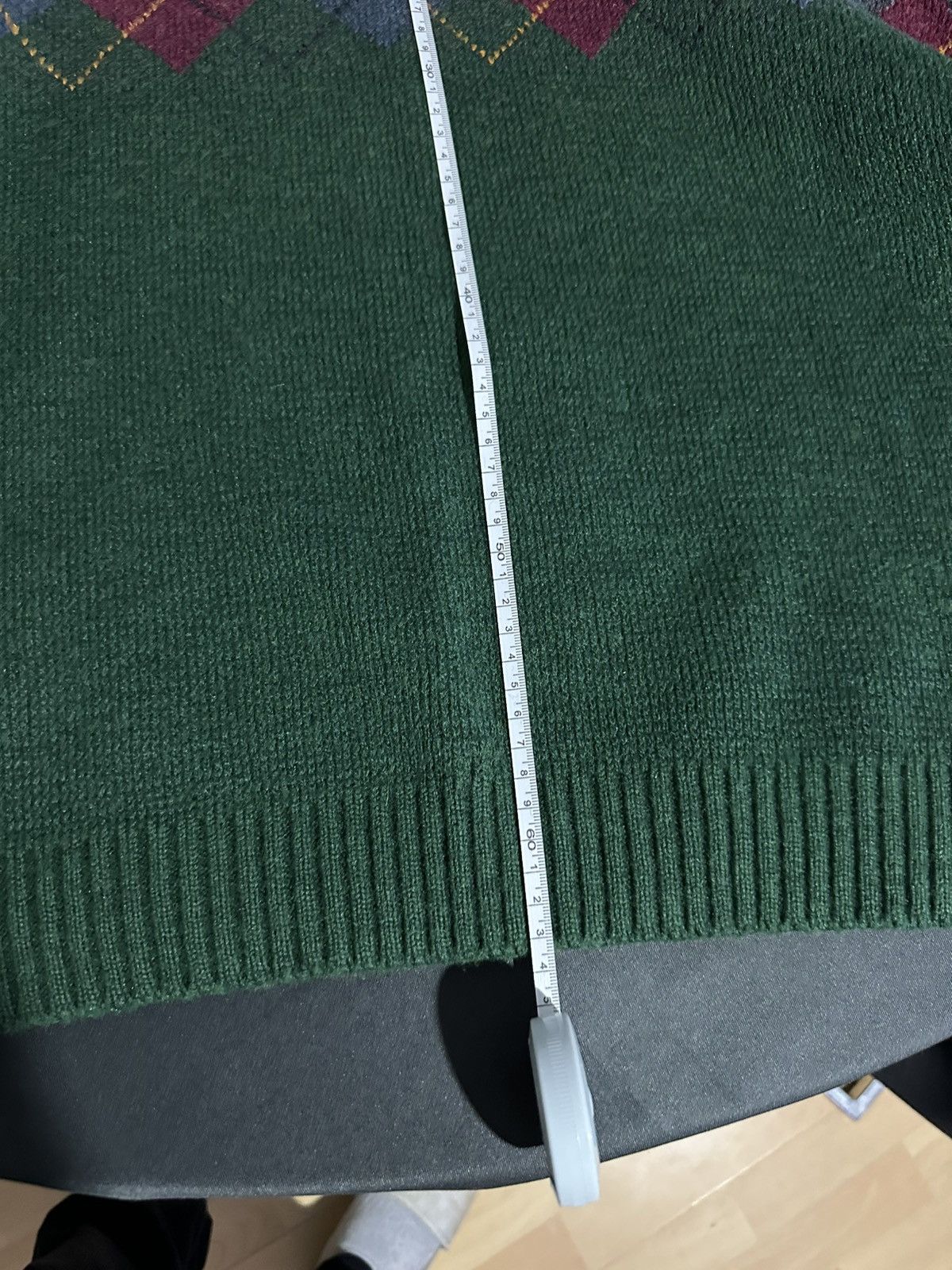 Lacoste Lacoste Vintage Argyle Sweater XL | Old Money Y2K Size US S / EU 44-46 / 1 - 14 Thumbnail