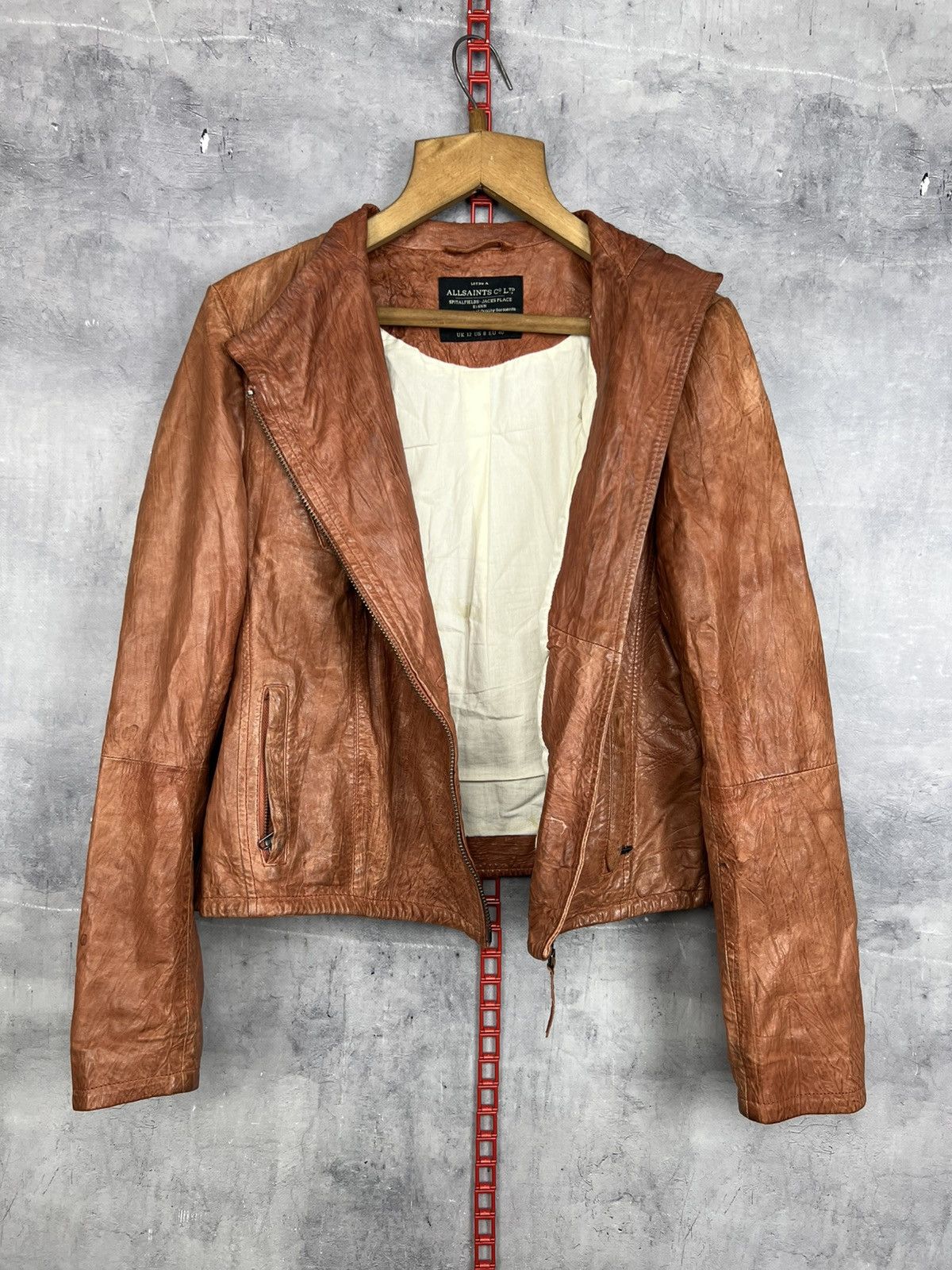 Allsaints All Saints Spitalfields Jacks Place Leather Jacket WMNS US8 Size M / US 6-8 / IT 42-44 - 3 Thumbnail