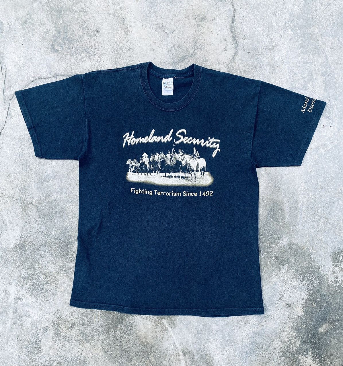 Vintage Vintage 90s Fighting Terrorism Tees Size US L / EU 52-54 / 3 - 1 Thumbnail