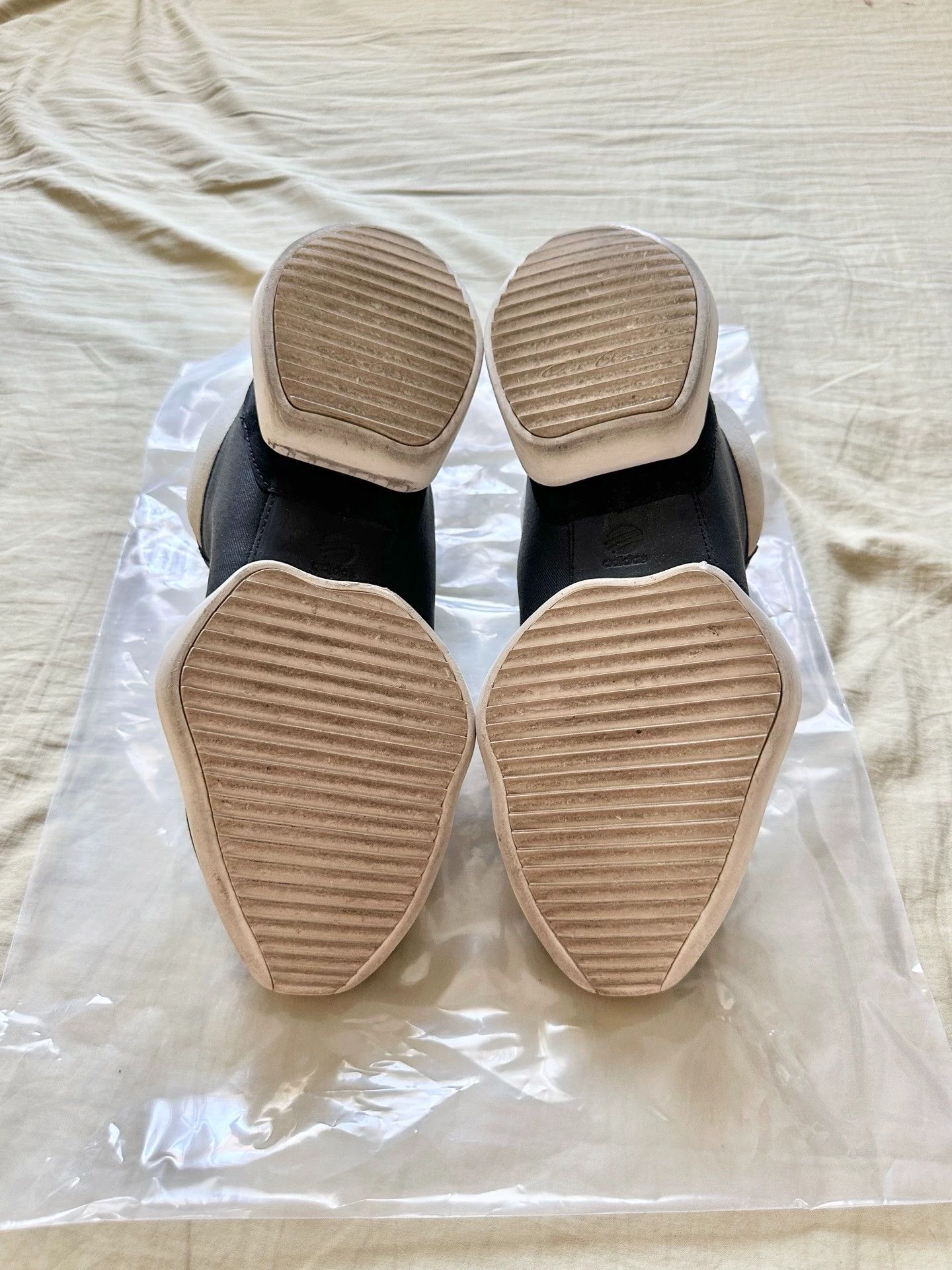 Rick Owens Rick Owens x Adidas RO Runner OG Black White Tank Sneaker Size US 9.5 / EU 42-43 - 8 Thumbnail
