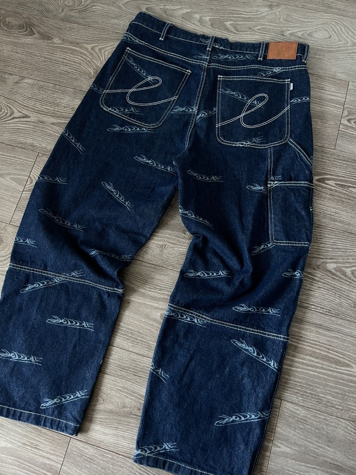 Hoddle Hoddle 12 Ounce Single Knee Carpenter Denim Ranger Jeans Size US 34 / EU 50 - 20 Thumbnail