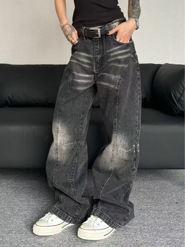 Japanese Brand × Jean American washed vintage distressed patchwork jeans Size US 32 / EU 48 - 2 Thumbnail