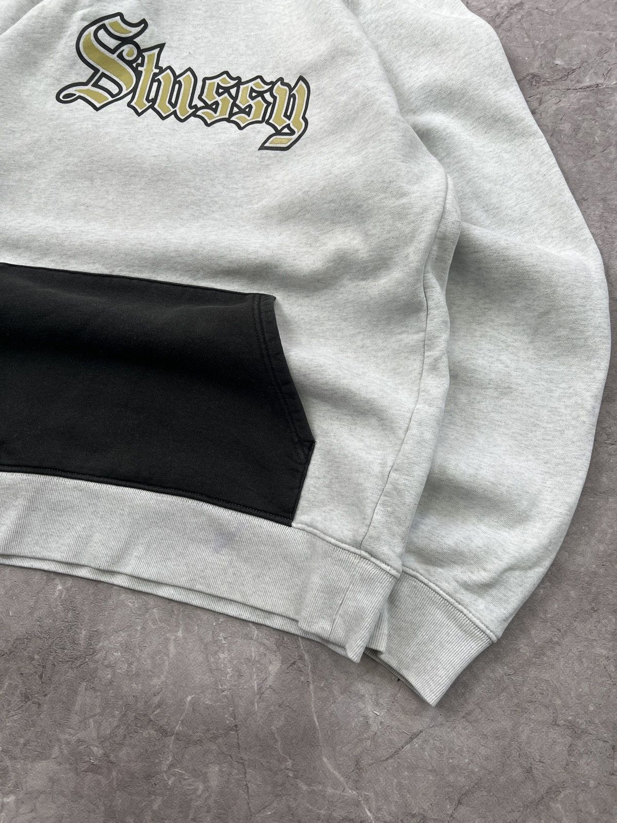 Stussy × Vintage Vintage 90s big logo stussy boxy hoodie y2k hype Size US M / EU 48-50 / 2 - 4 Thumbnail
