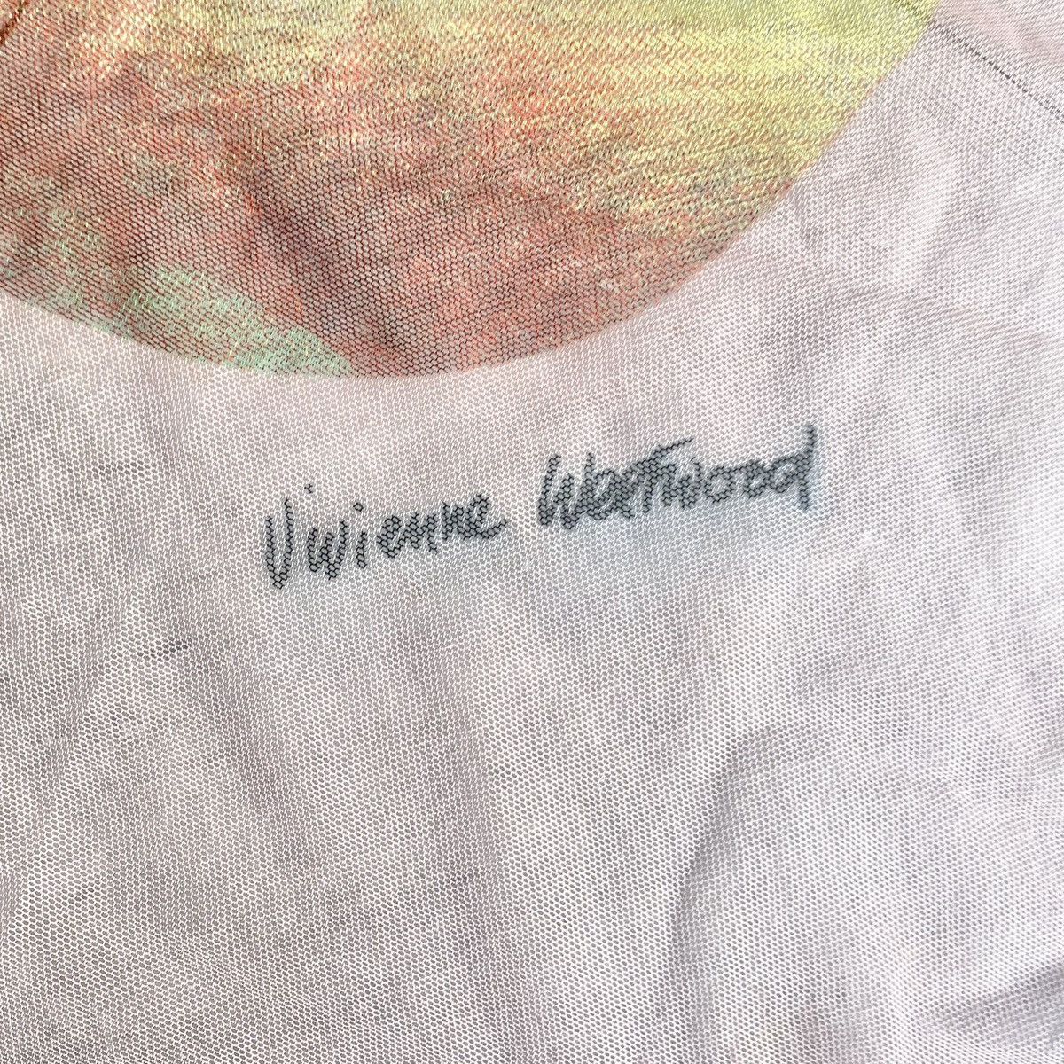 Vivienne Westwood Rare Swarm Of Cupid Sheer Mesh Scarf Size ONE SIZE - 2 Thumbnail