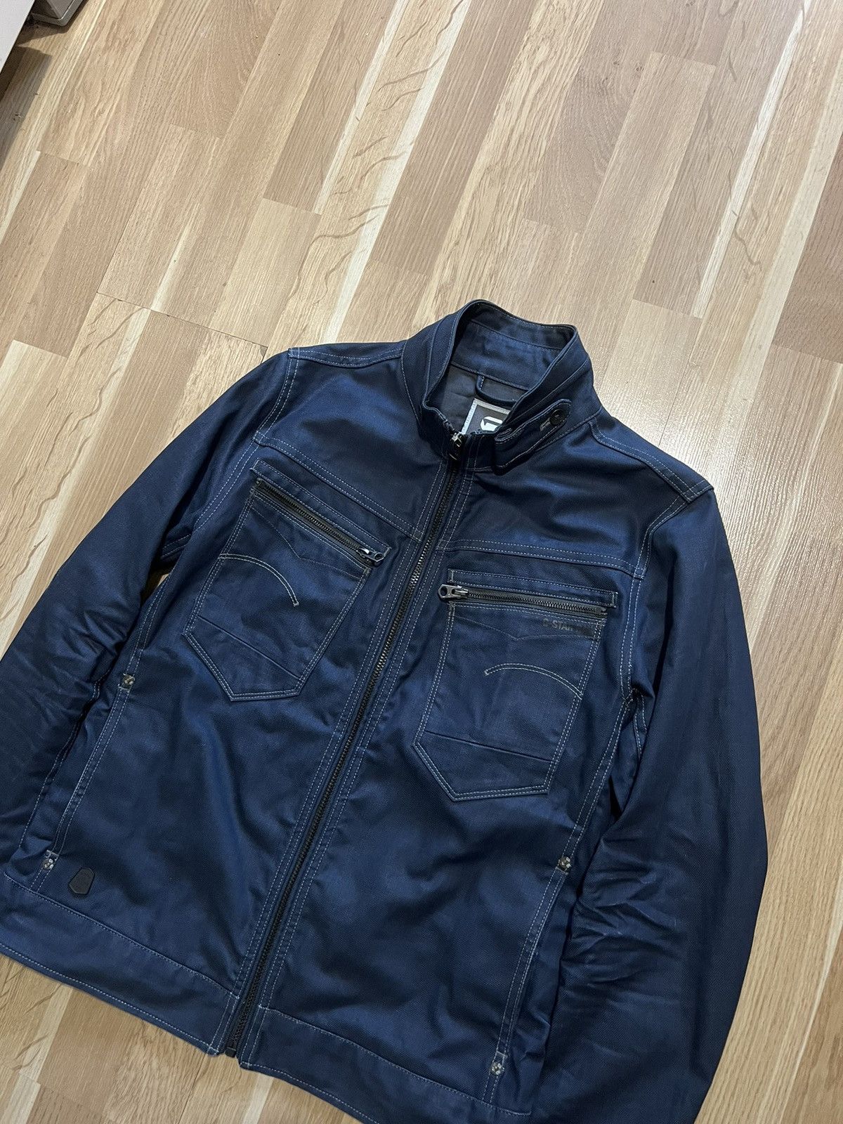 G-Star × Vintage G star raw denim jacket Japan style cargo Size US M / EU 48-50 / 2 - 3 Thumbnail