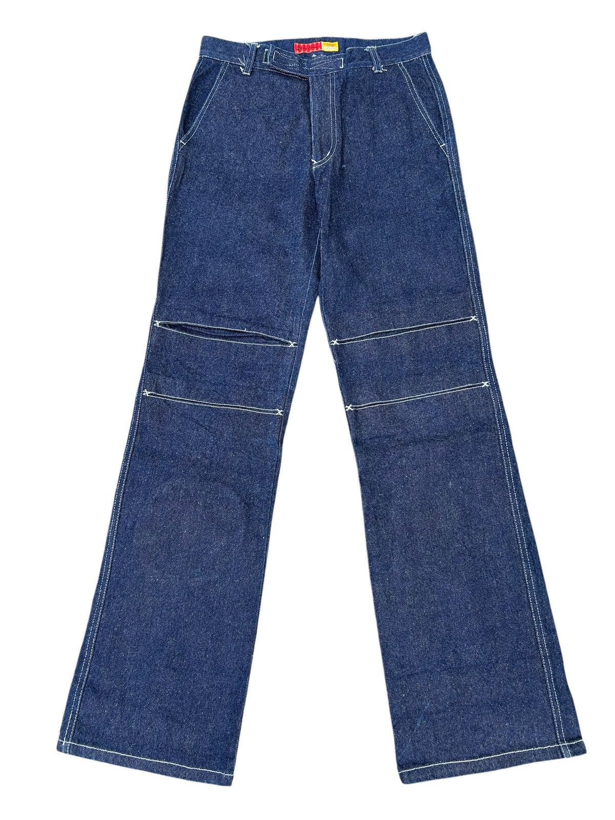 Kapital Flare Vintage Japanese Brand Batsu Denim Jeans Size US 29 - 2 Thumbnail