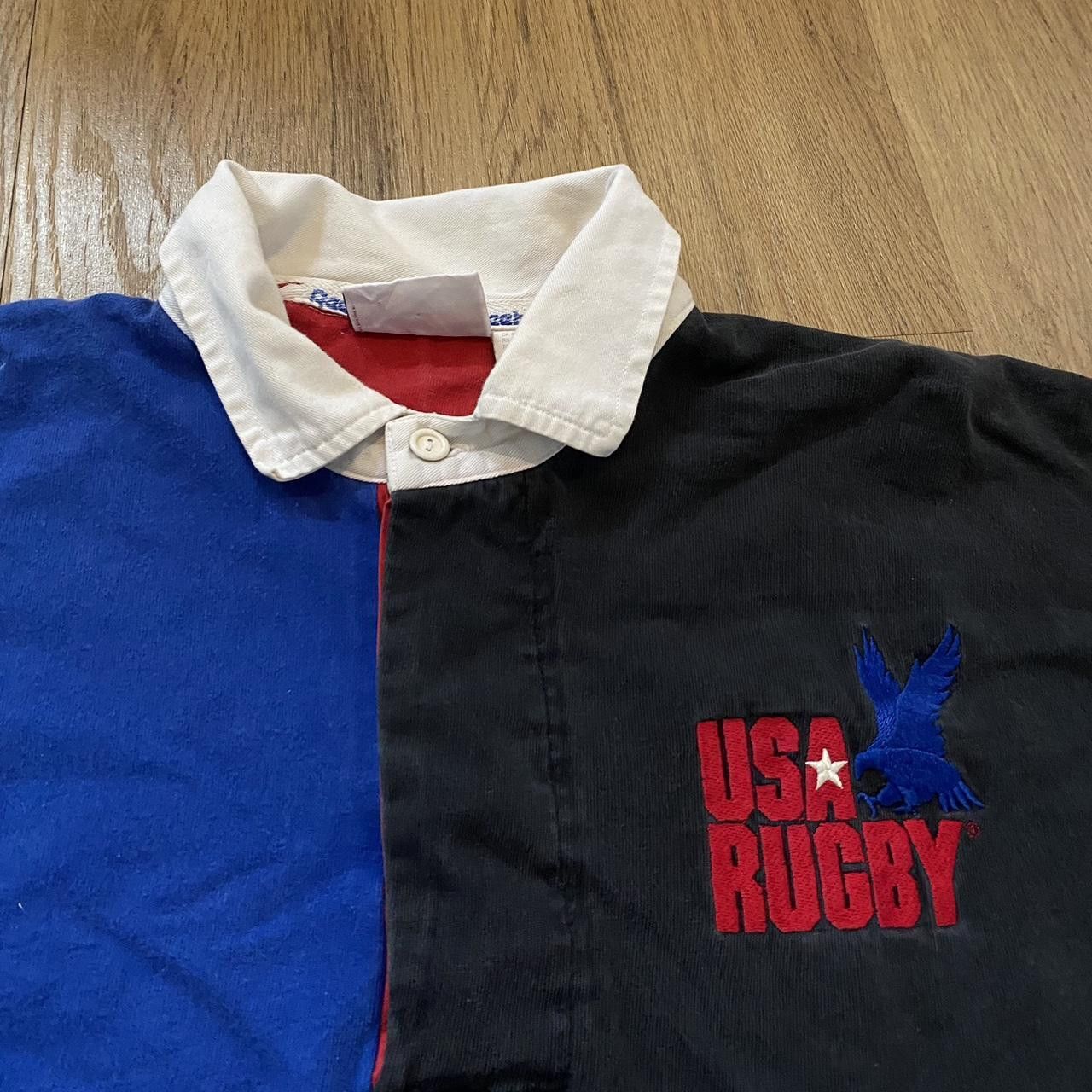 Reebok 90s USA Rugby Reebok long sleeve shirt Size US XL / EU 56 / 4 - 3 Thumbnail
