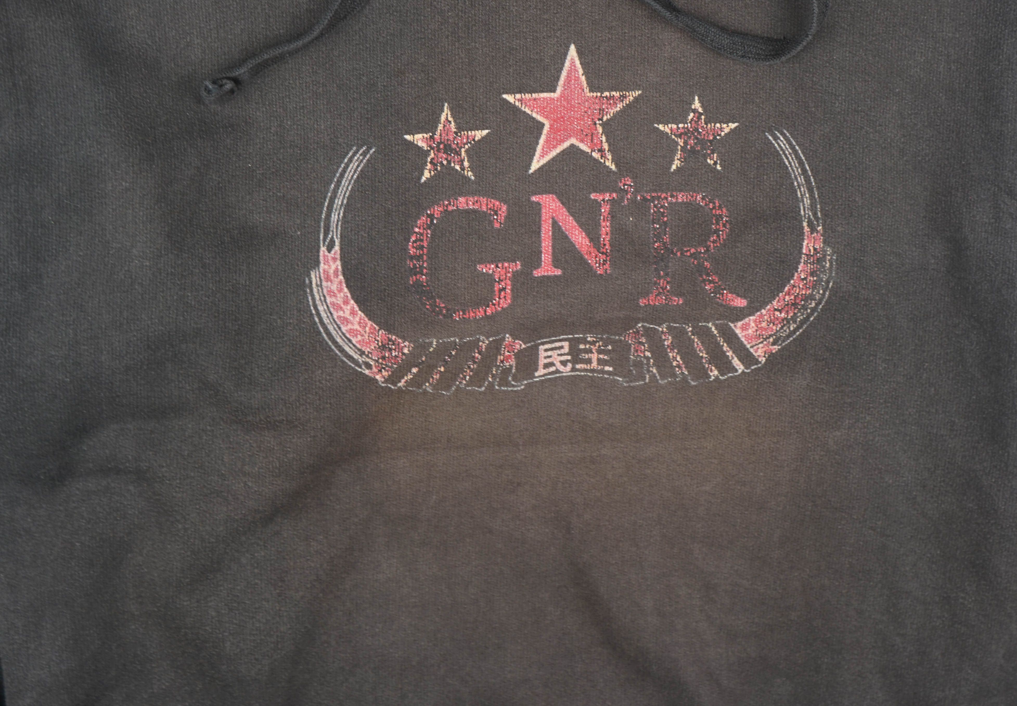 Band Tees × Vintage Vintage 1990s Guns N Roses Hoodie Size US XXL / EU 58 / 5 - 4 Thumbnail