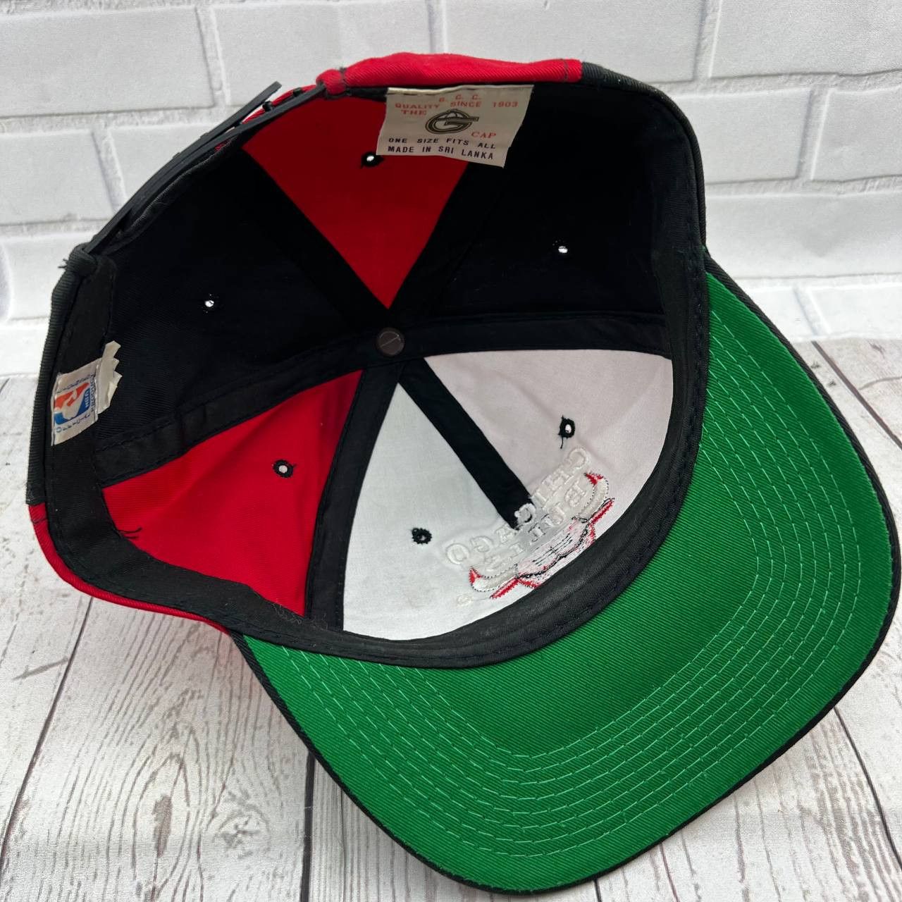 Vintage Chicago Bulls Pinwheel Youngan Hat Snap back Cap Men