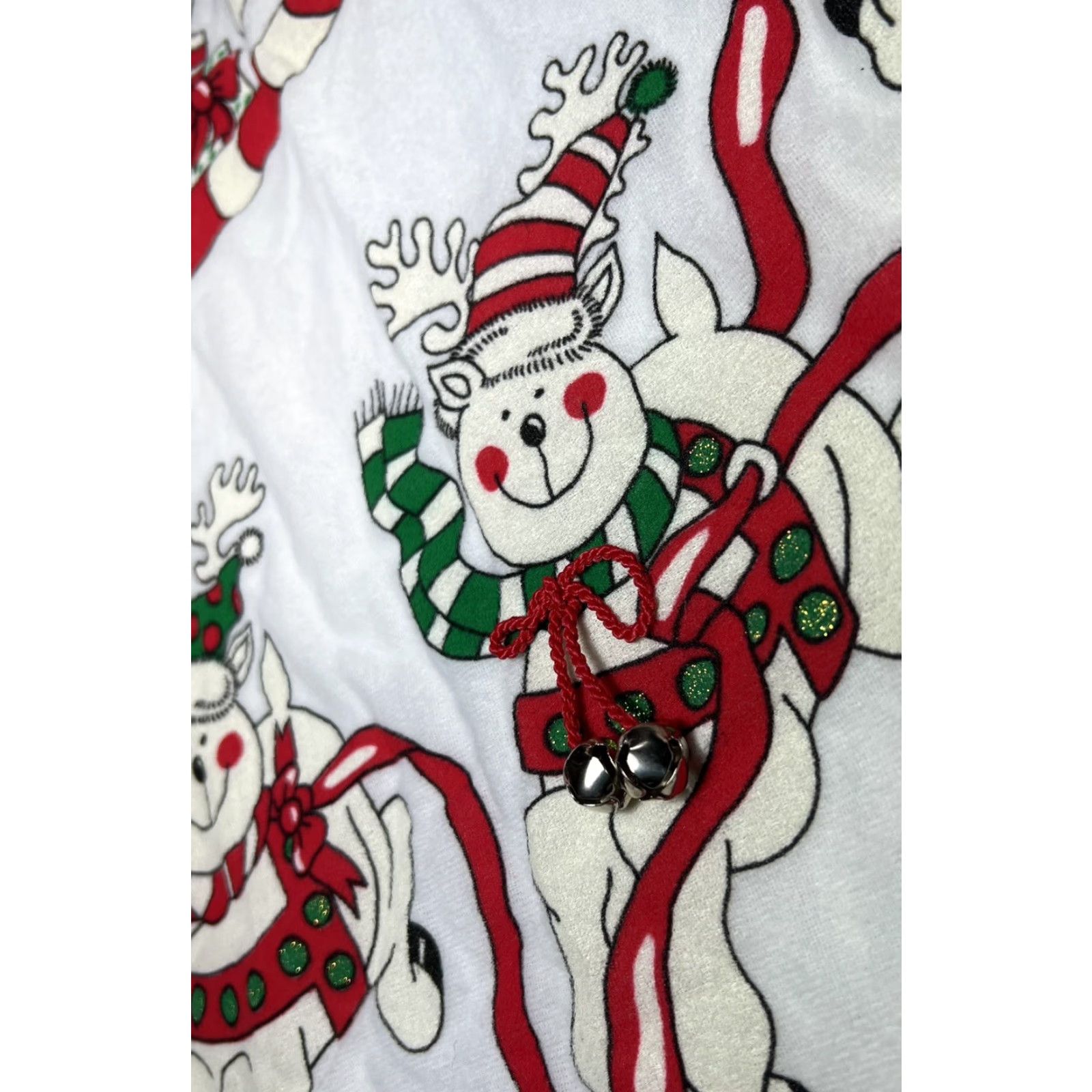 Vintage VINTAGE Twilight Time Womens Christmas Long Sleeve Nightgown Pajamas House Dress One Size Size ONE SIZE - 3 Thumbnail